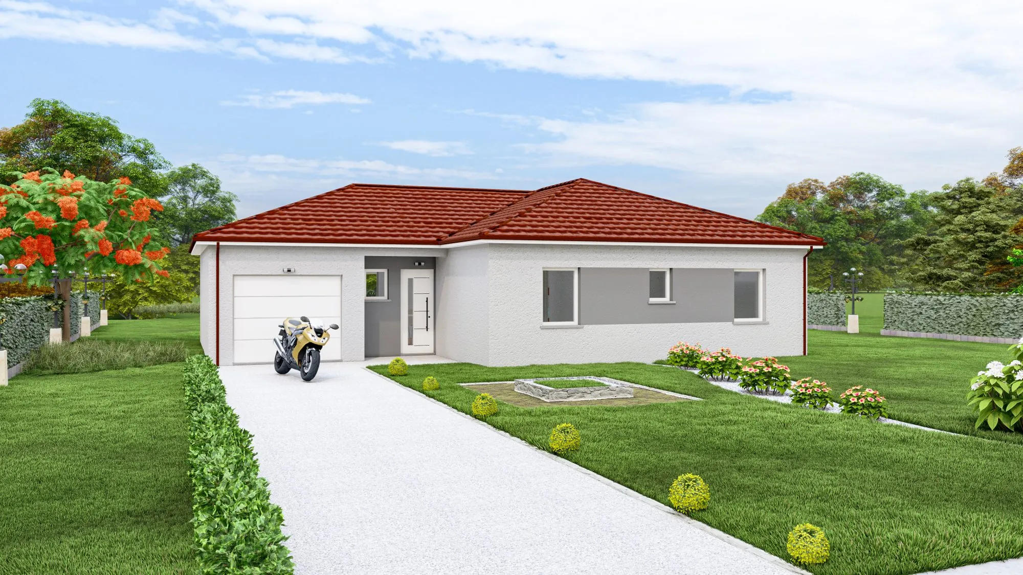 Construction maison sur mesure à Euville - Modèle MACLURA, 3 chambres, garage et prestations modernes