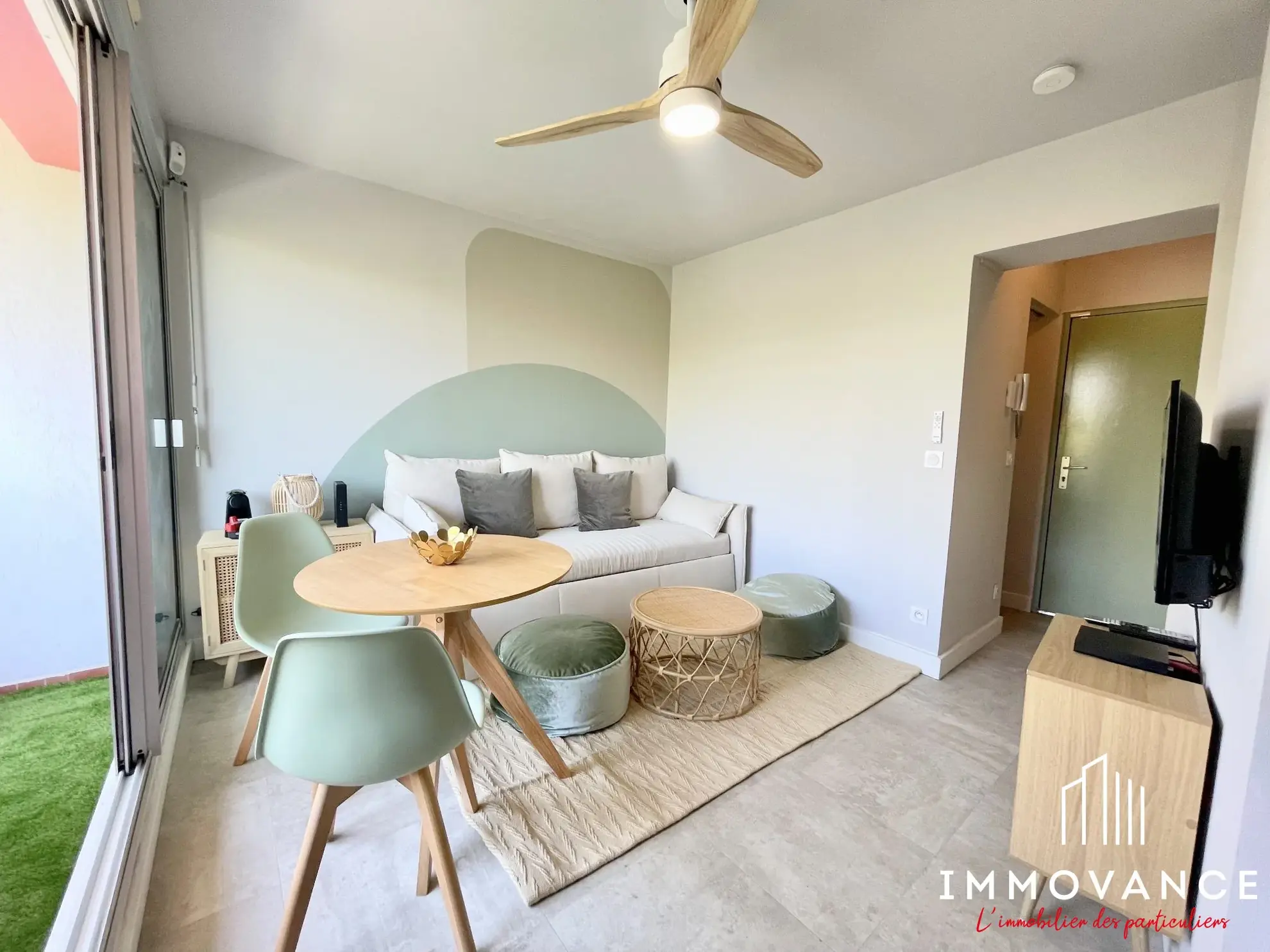 Studio 'Cosy' meublé avec balcon et parking à La Grande-Motte, 19,46 m²