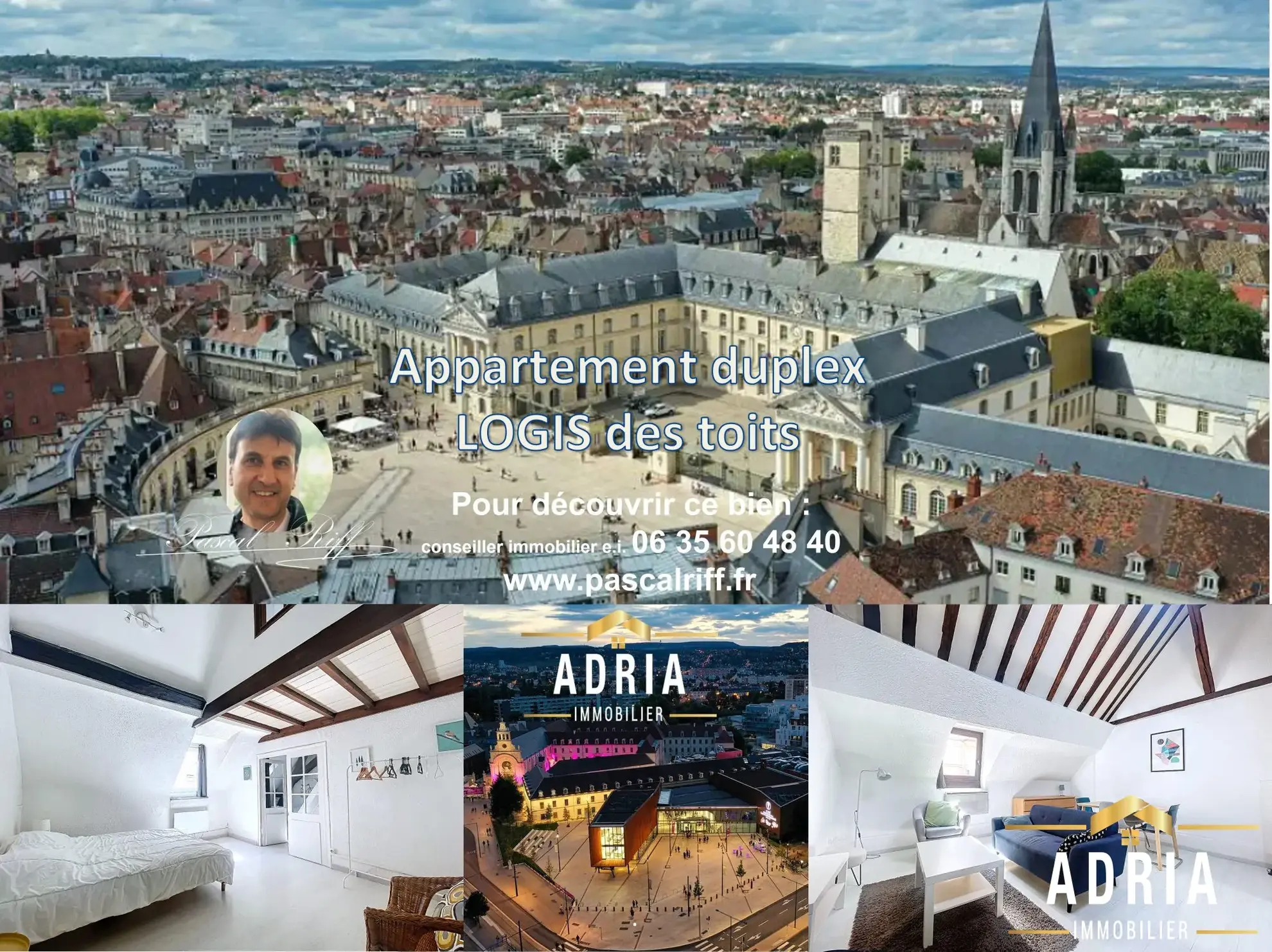 Appartement duplex à Dijon proche Cité de la Gastronomie, idéal premier achat ou investissement