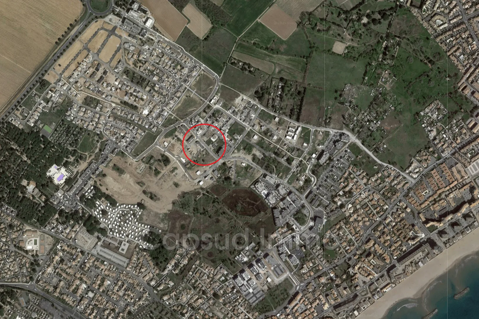 Terrain à bâtir de 580 m² à Sérignan, proche plages et commodités