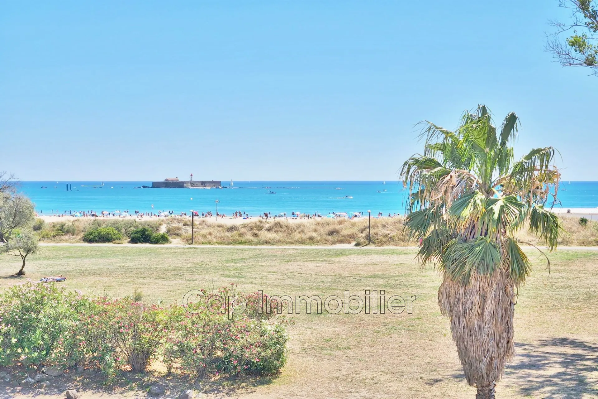 Appartement 2 pièces avec vue mer au Cap d'Agde, résidentiel et sécurisé