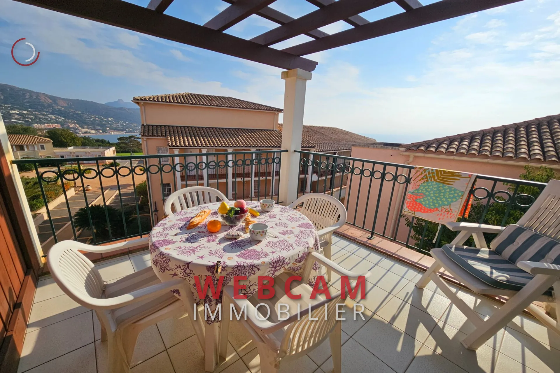 Appartement 2 pièces avec terrasses et vue mer à Agay dans le domaine de Cap Estérel