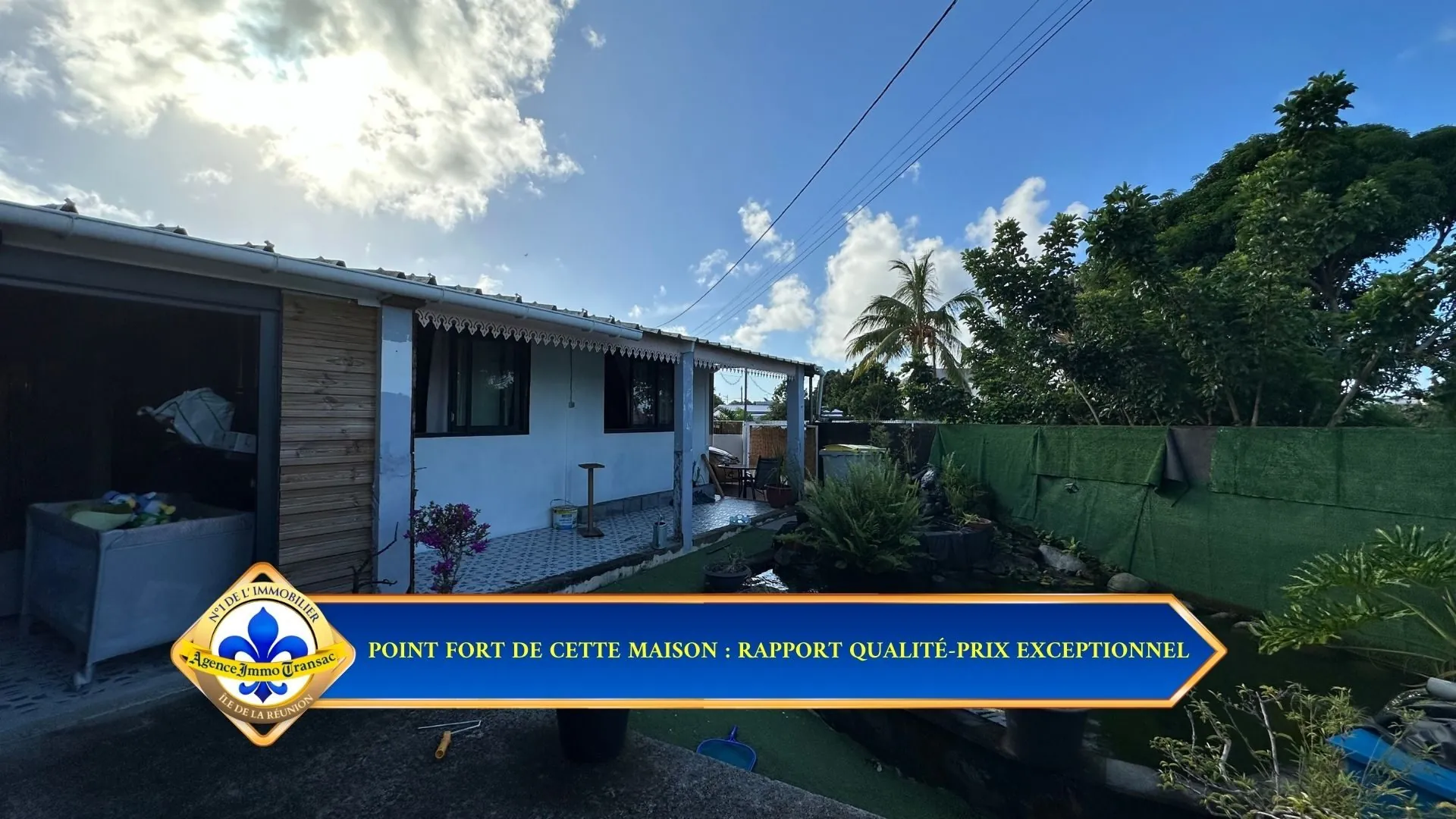 Maison spacieuse avec 4 chambres et grand terrain à Saint-André 