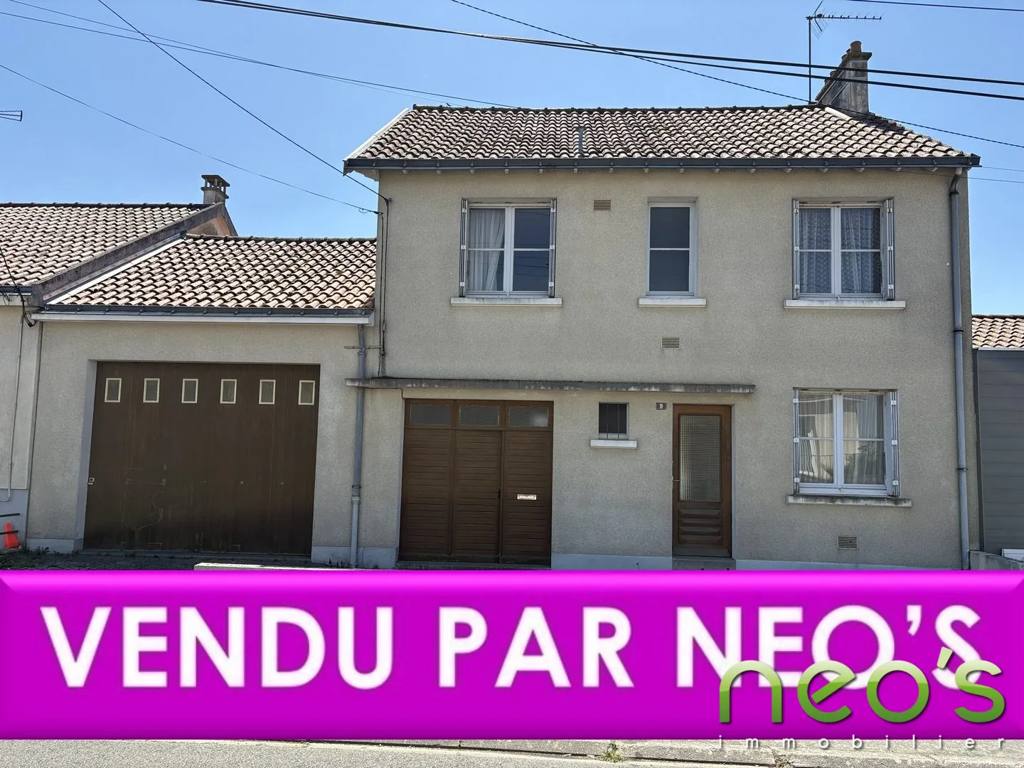 Maison à vendre à Saint Macaire en Mauges, 109 m² avec terrain et garage