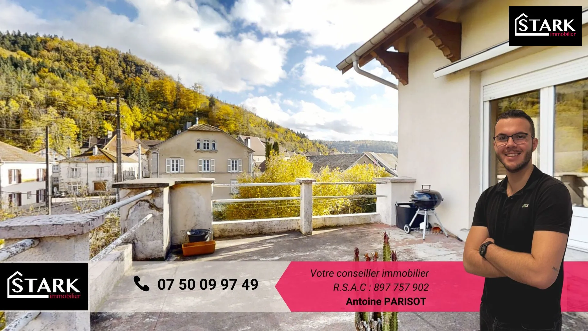 Appartement avec terrasse, garage et cave à Faucogney-et-la-Mer