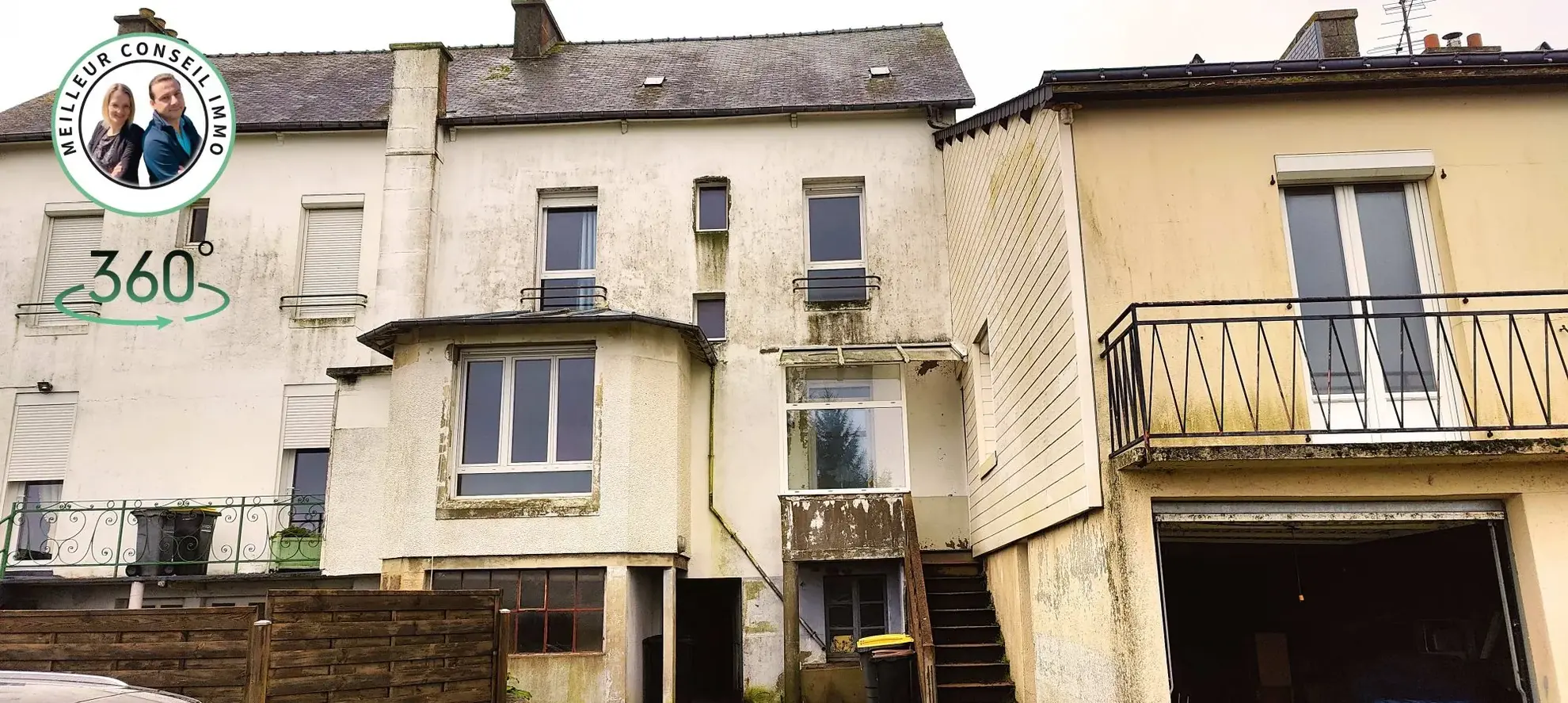Belle maison familiale en centre-bourg de Guerlédan avec potentiel d'aménagement et sous-sol