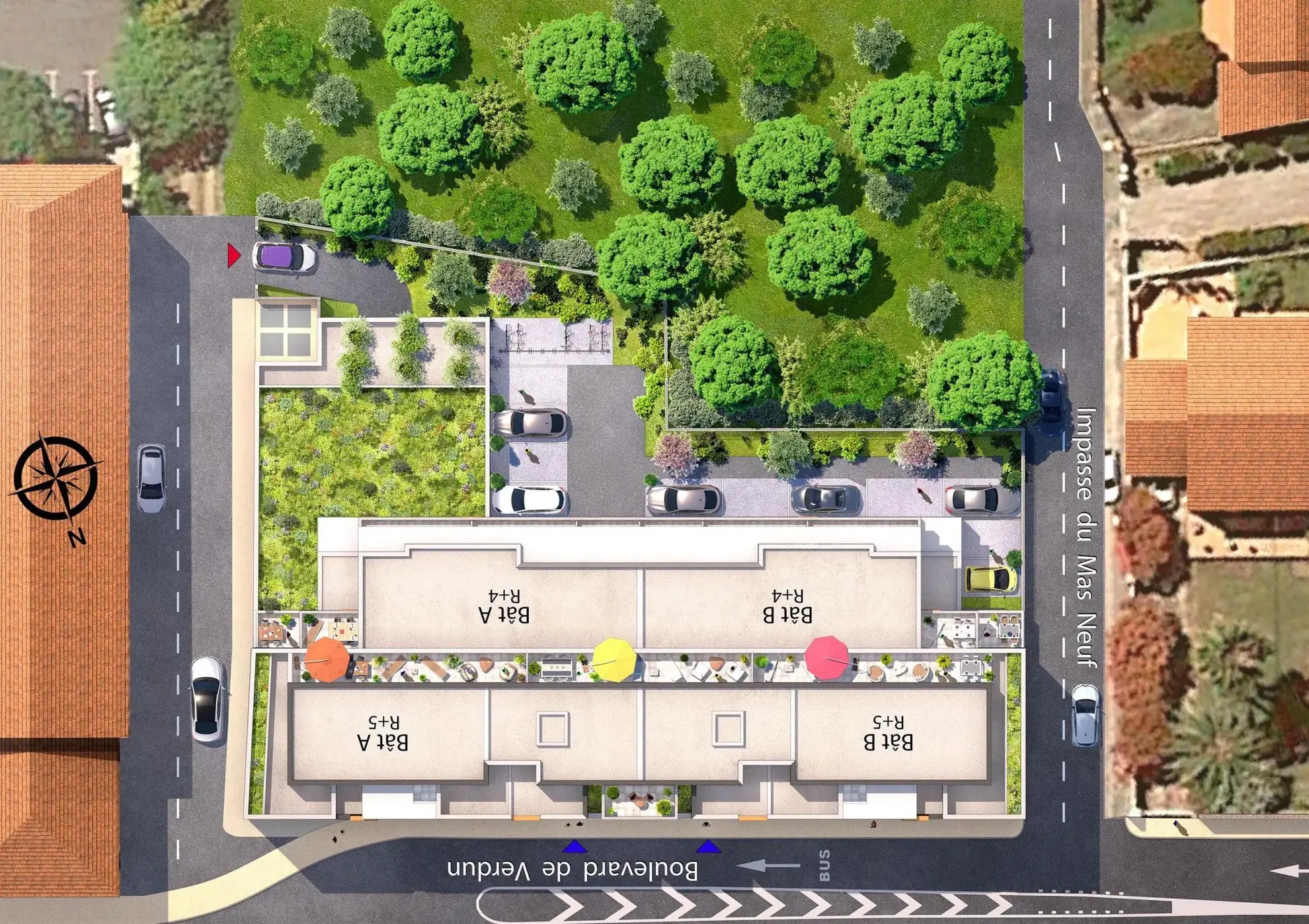 Plan de la résidence Beau appartement de 63 m² avec loggias à Sète, proche du centre-ville 