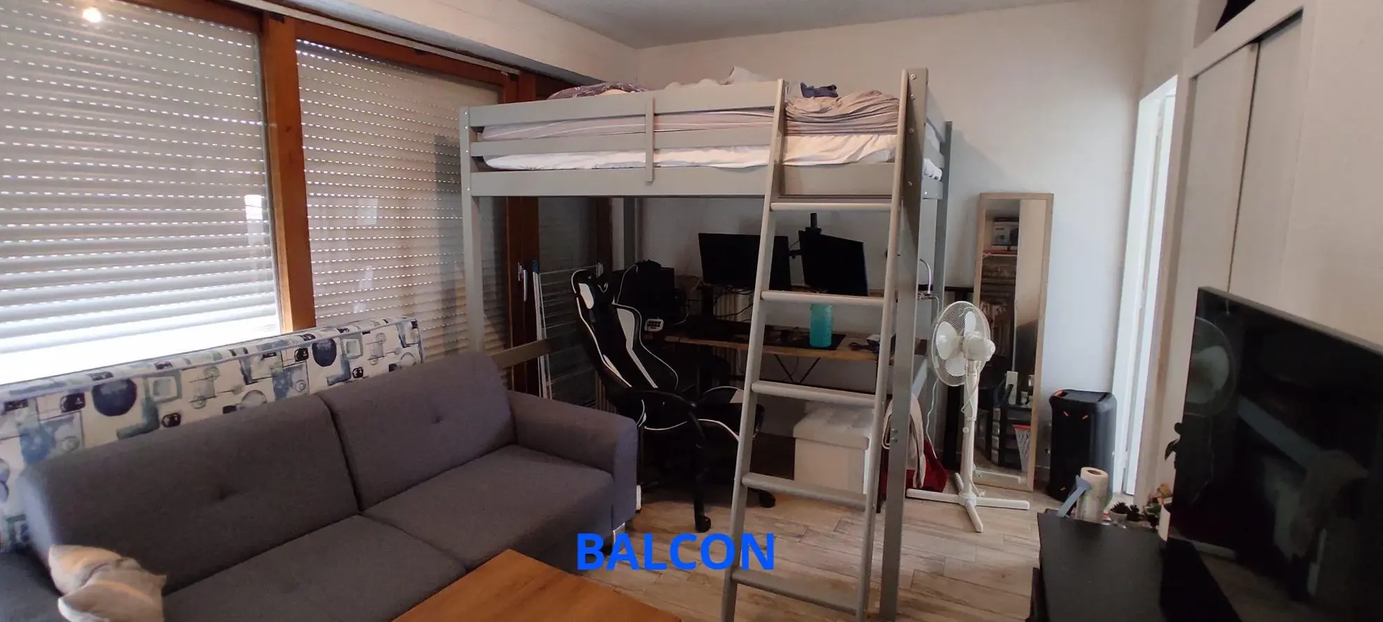 Appartement T1 à Saintes - Balcon, stationnement, résidence sécurisée 