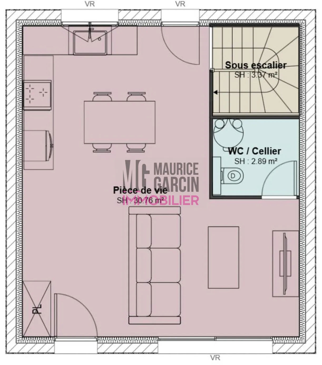 Maison neuve de 70 m² avec jardin et terrasse à Sablet 