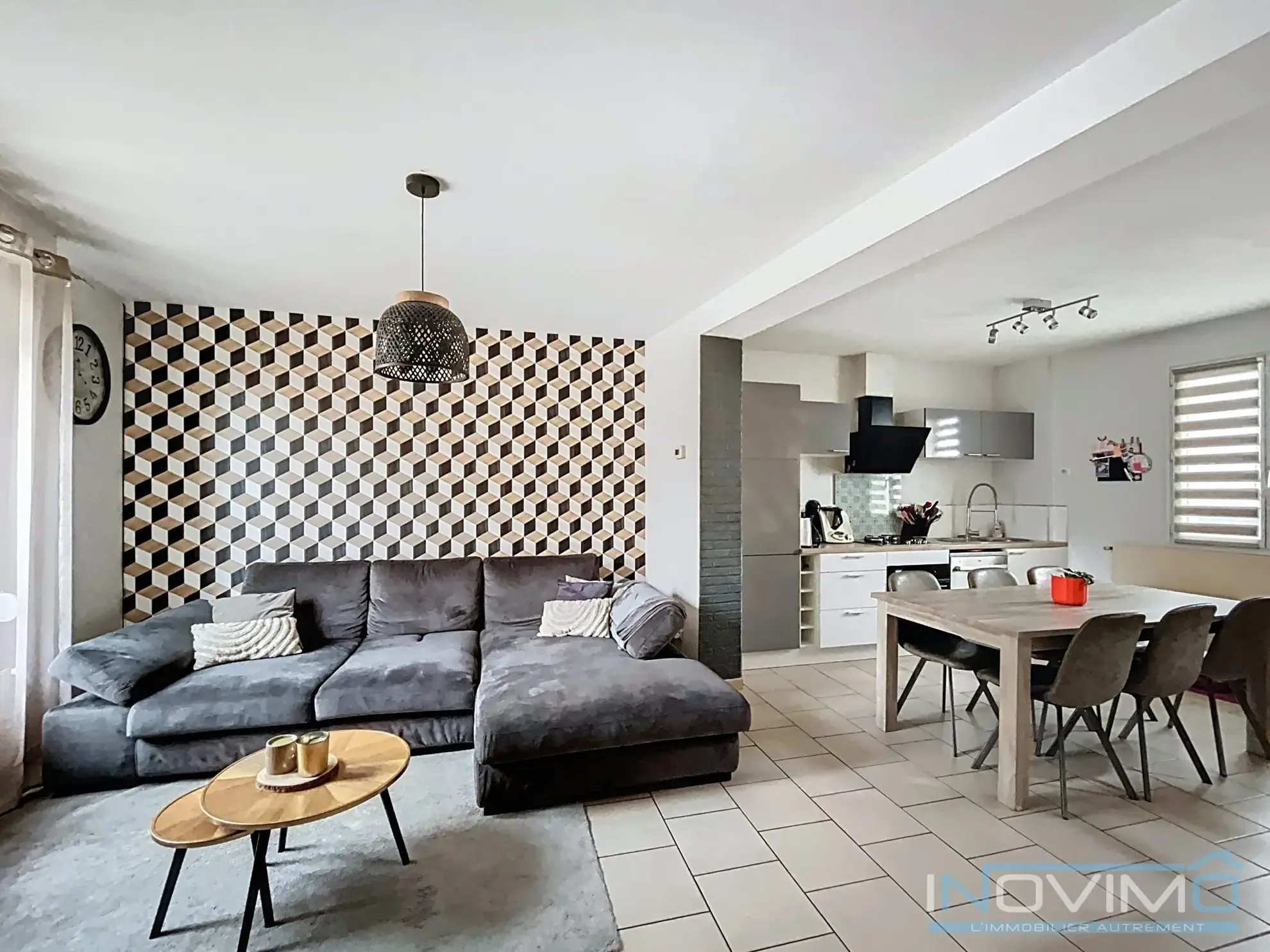Maison semi-individuelle à Bourbourg avec jardin et 3 chambres 