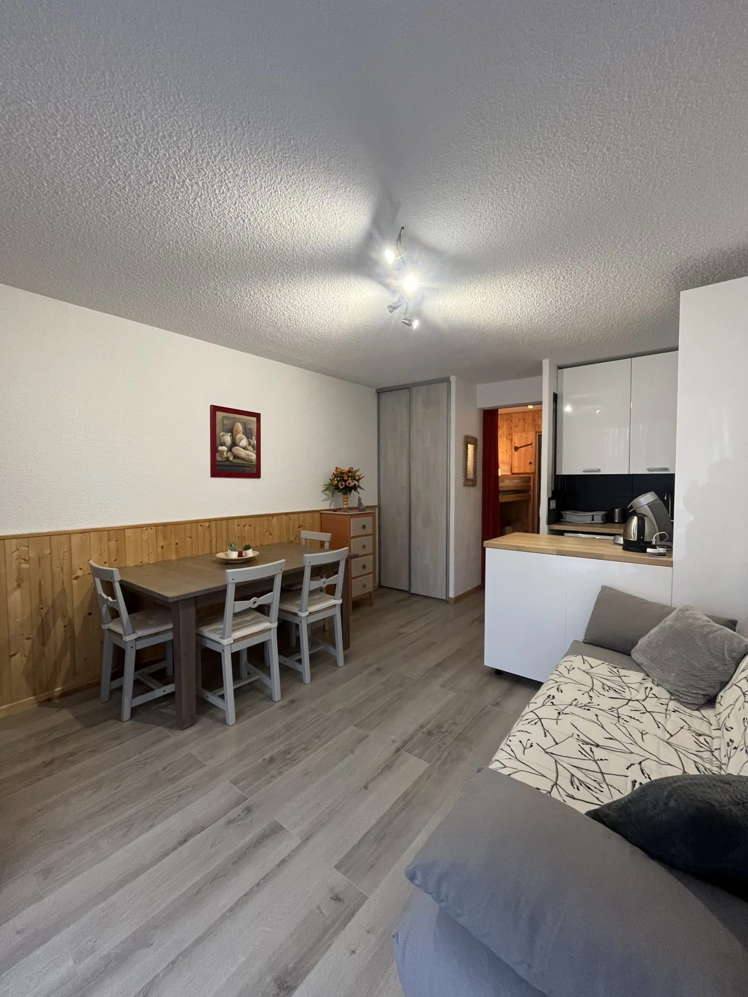 Studio rénové de 24,24 m² à Montclar avec balcon et cave 