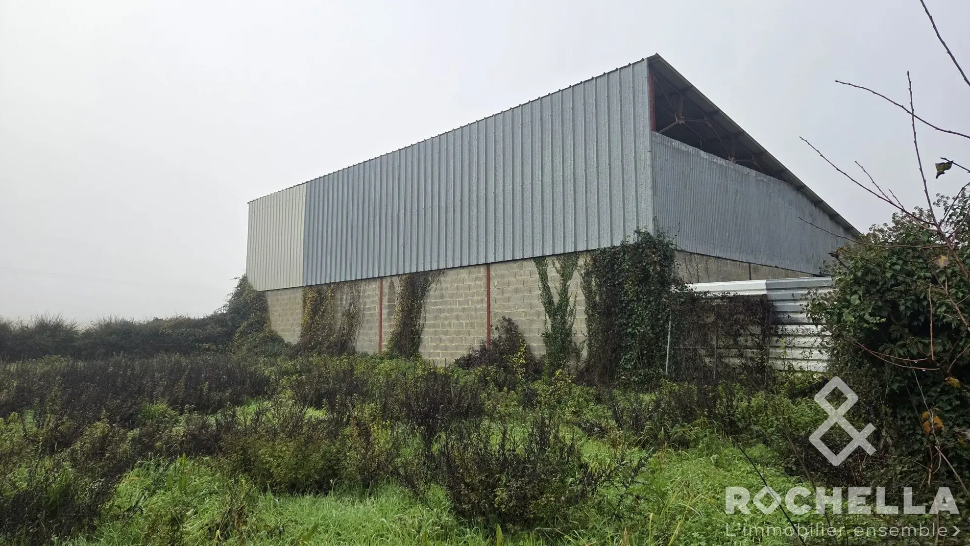 Grand hangar à vendre à Aulnay-de-Saintonge - 270 m²