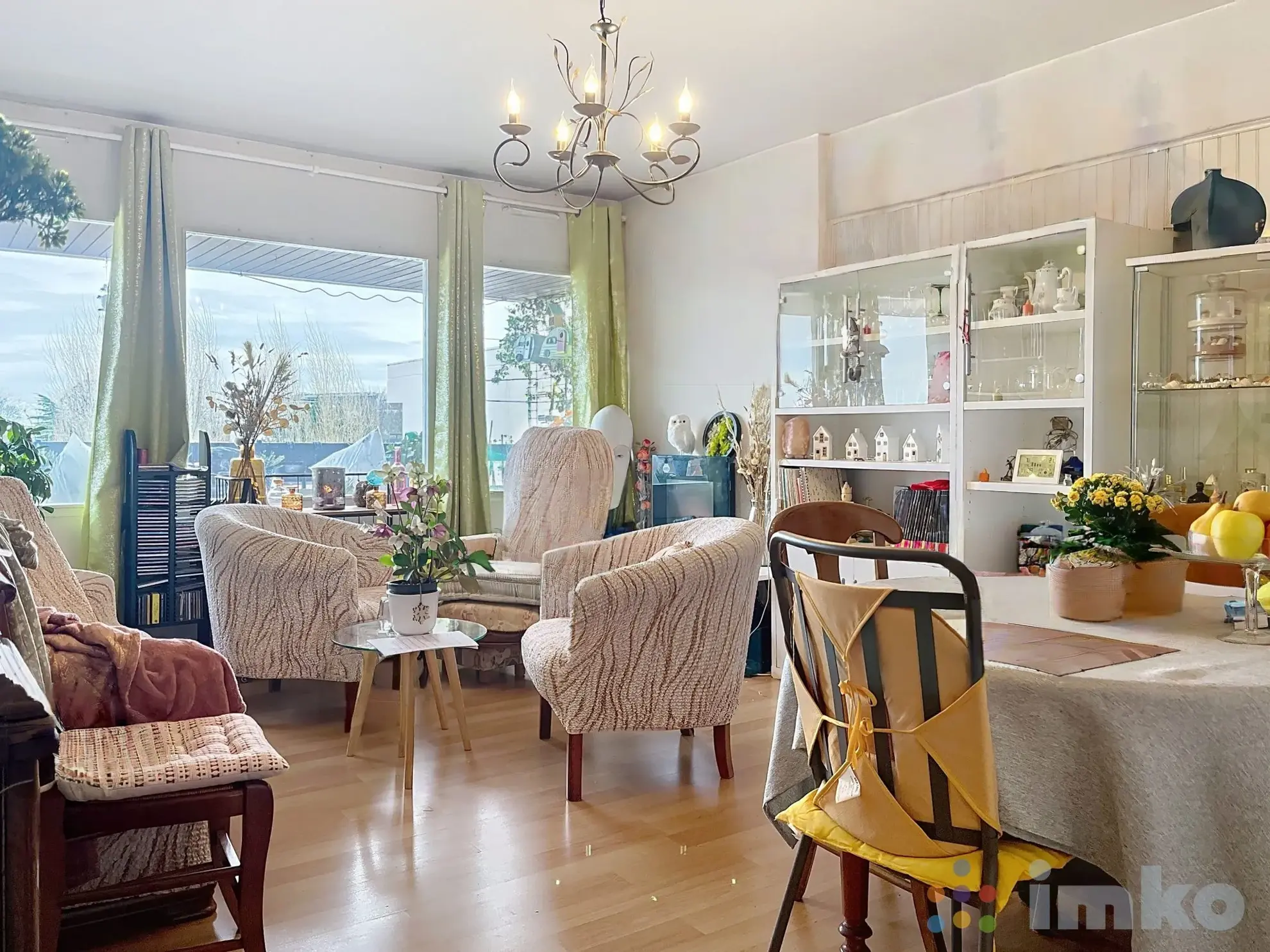 Appartement T3 loué avec terrasse, cave et parking à La Madeleine 