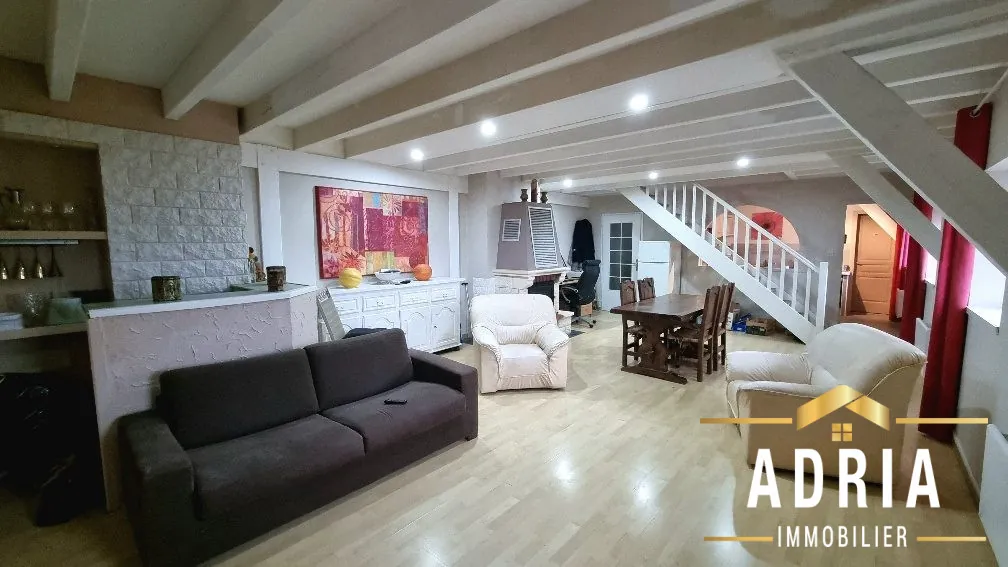 Appartement duplex de 100 m² à Maizières-lès-Metz avec cheminée et cave