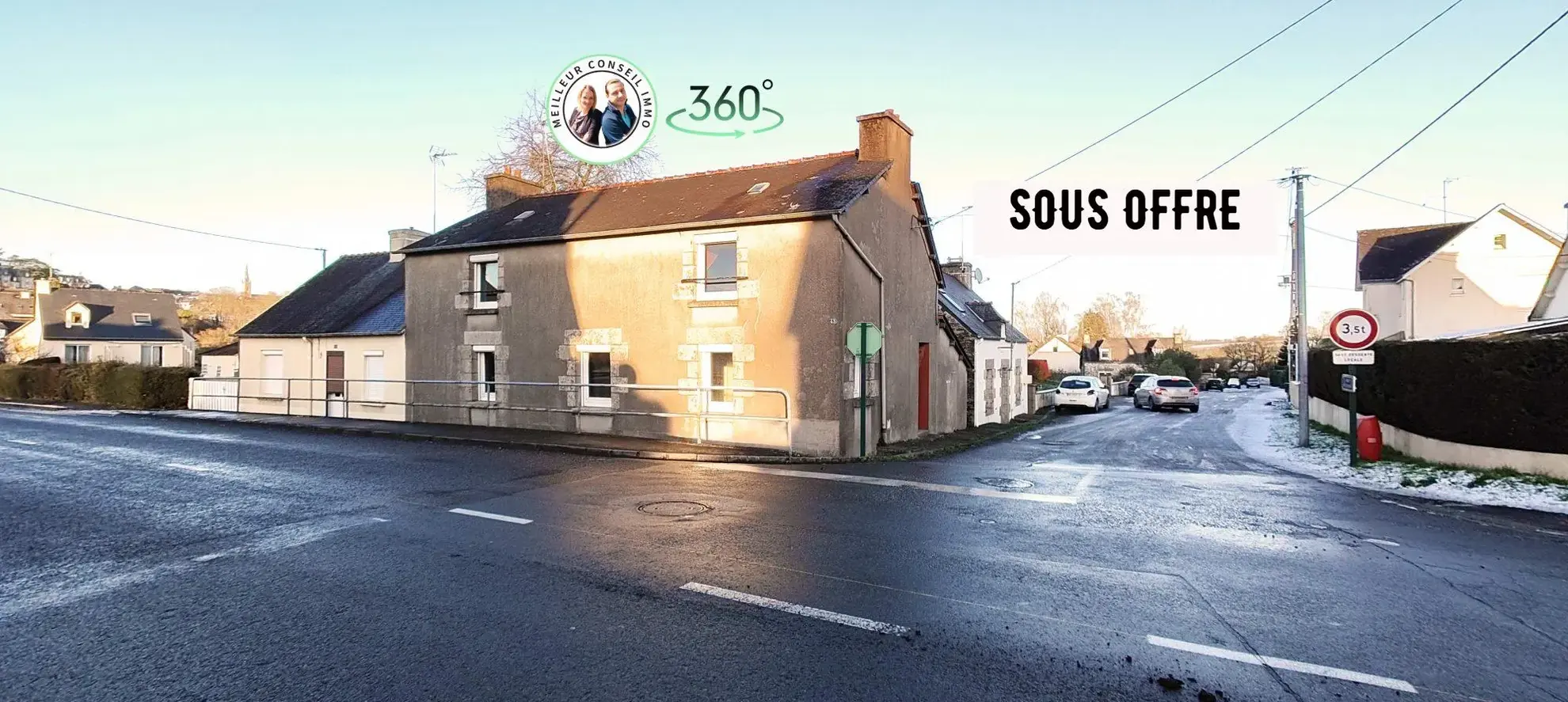 Maison à rénover de 86 m² à Guerlédan avec cour et potentiel d'aménagement