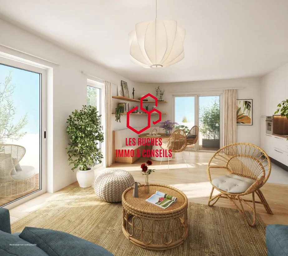 Appartement T2 à vendre à Yerres avec balcon de 6 m² et proximité des commodités