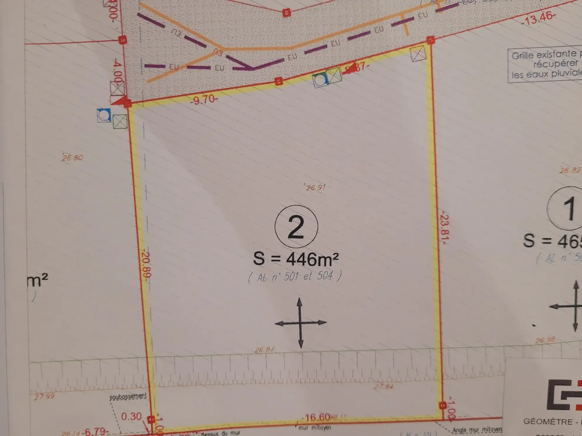 Terrain constructible de 465 m² à Louviers, prêt à bâtir dans un quartier résidentiel prisé