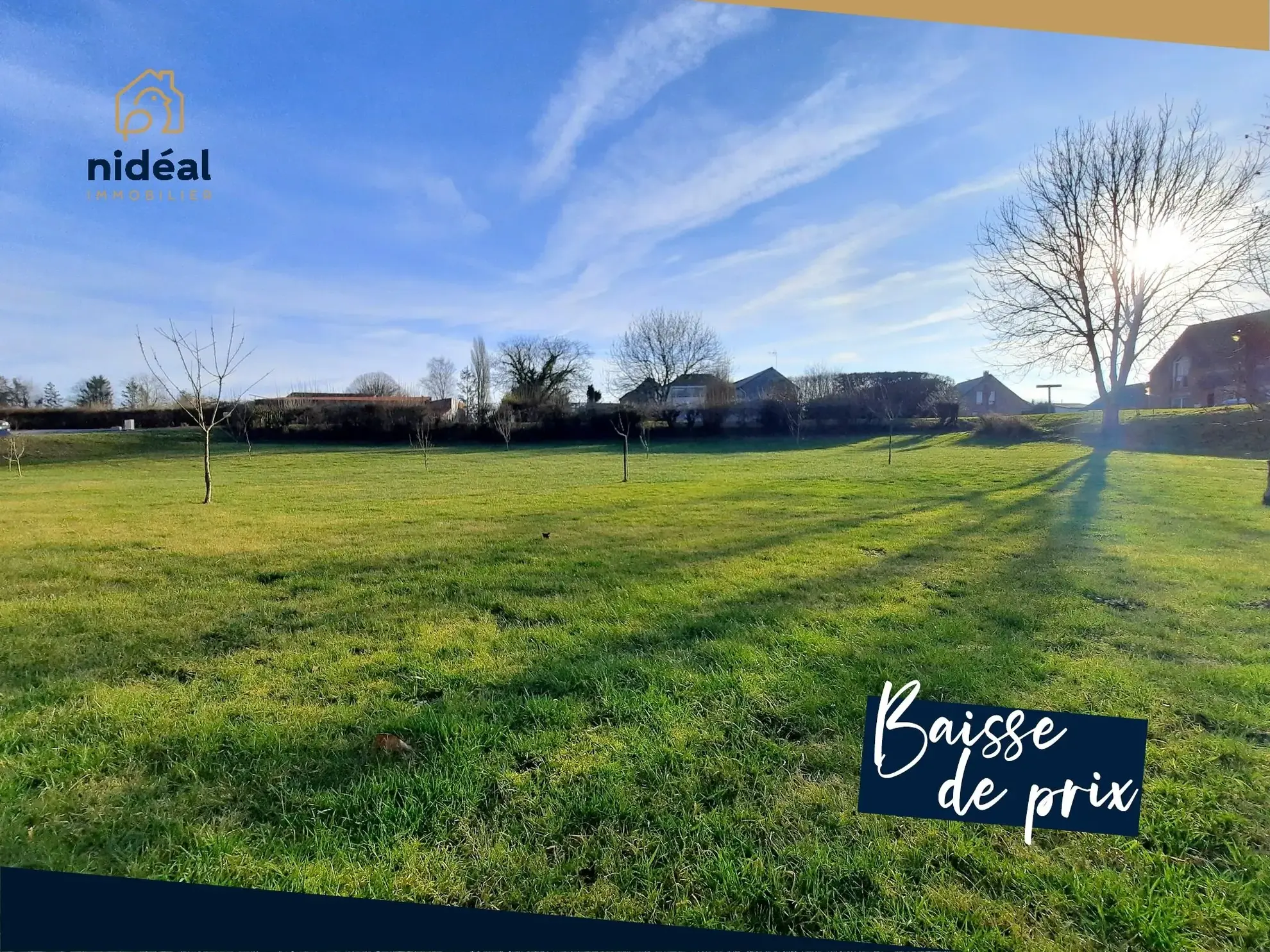 Terrain constructible à Beugnies de 818 m², idéal pour votre projet résidentiel