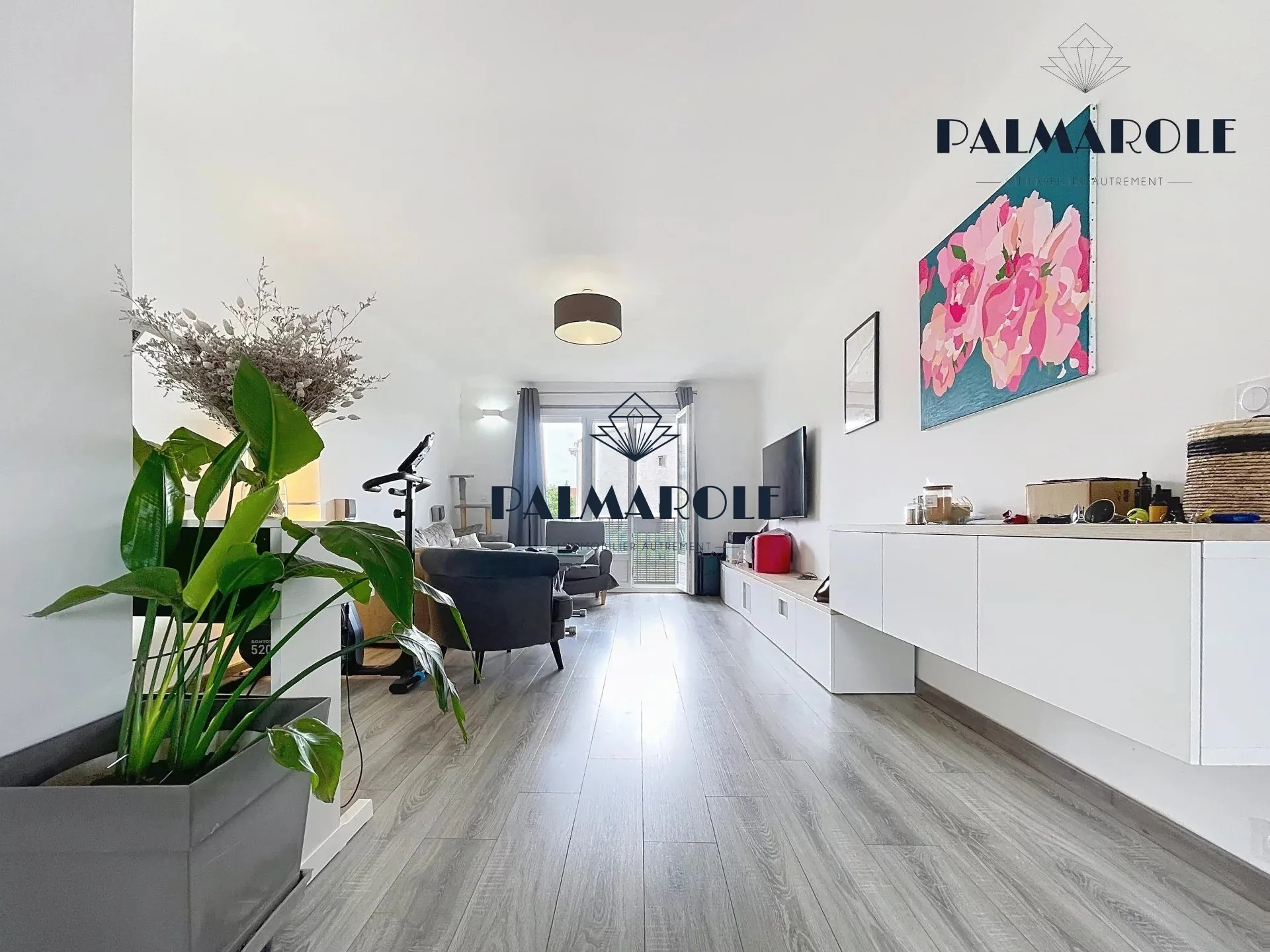 Appartement T3 rénové avec deux balcons à Perpignan, secteur Palais des Congrès