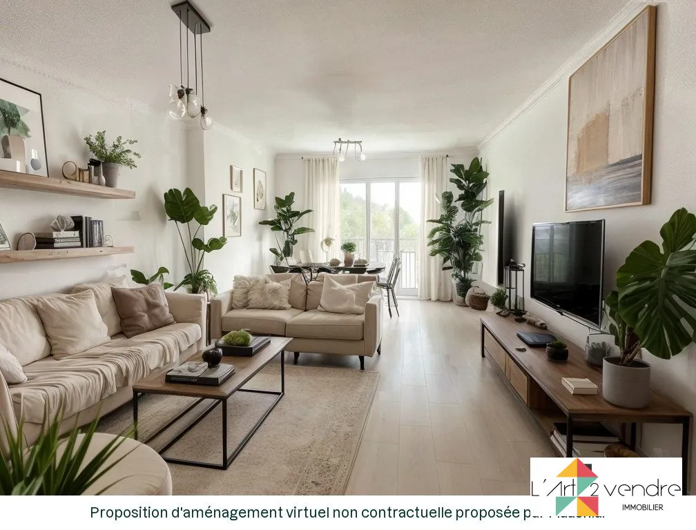 Appartement 3 pièces à Brunoy, secteur Saint-Pierre, avec cave et parking possible