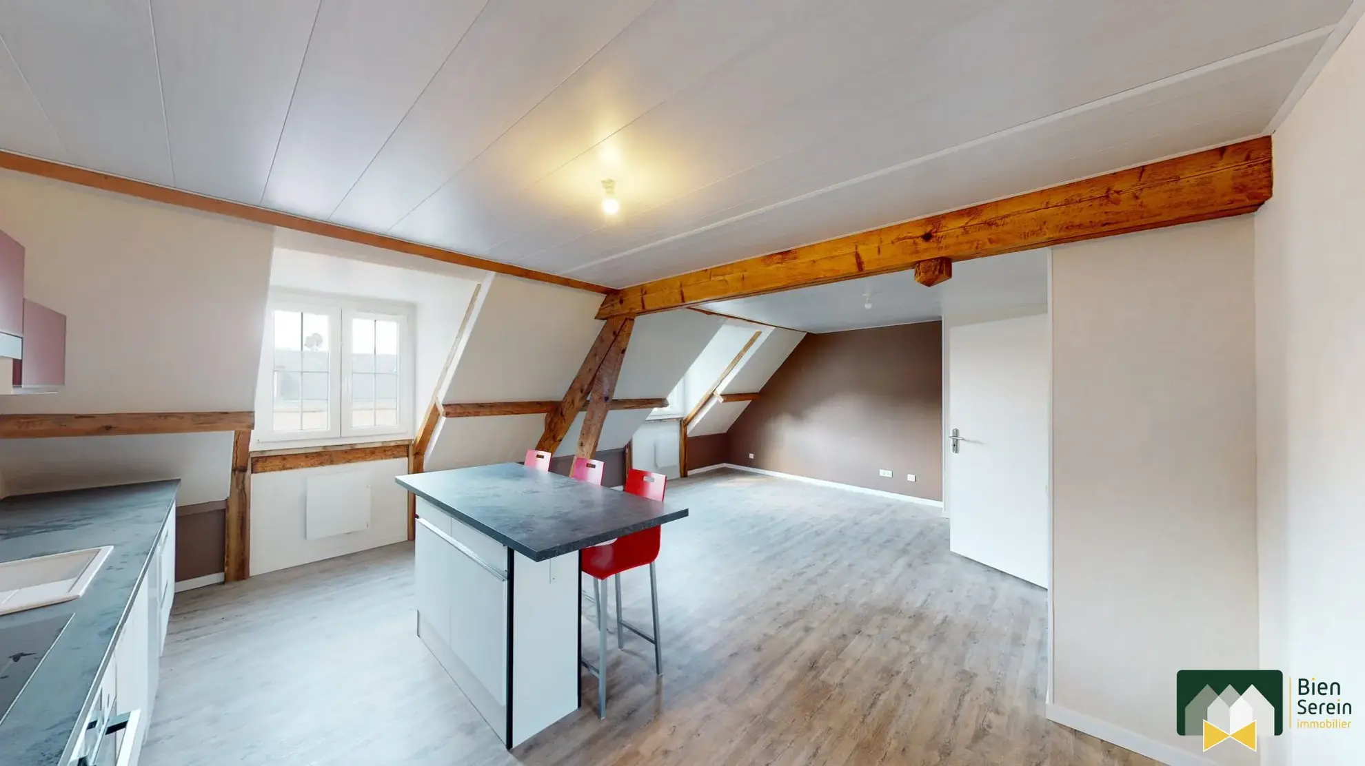 Appartement T3 lumineux à vendre au cœur de Lèves - Dernier étage 
