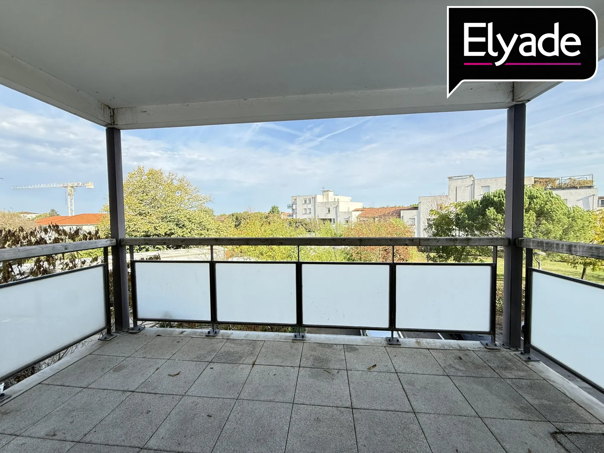 A vendre appartement T2 de 42,86 m² à Toulouse avec balcon et parking