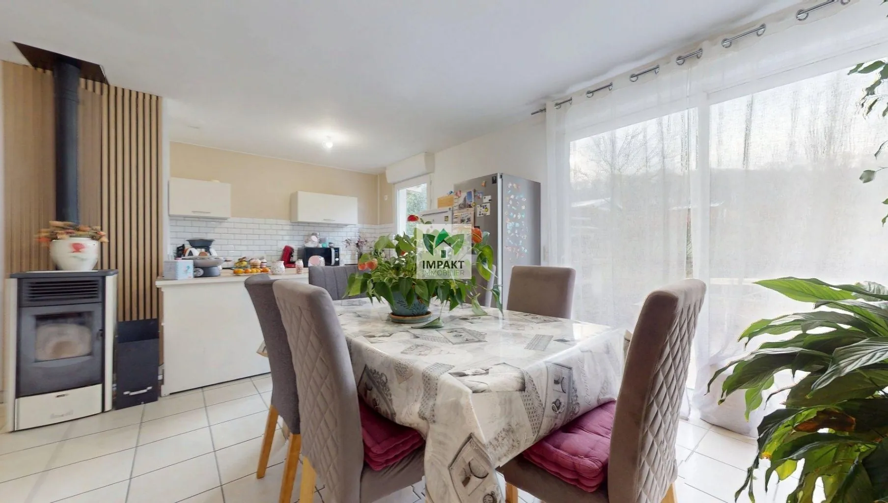 Maison récente 4 pièces de plain-pied à Dorans, faible consommation énergétique