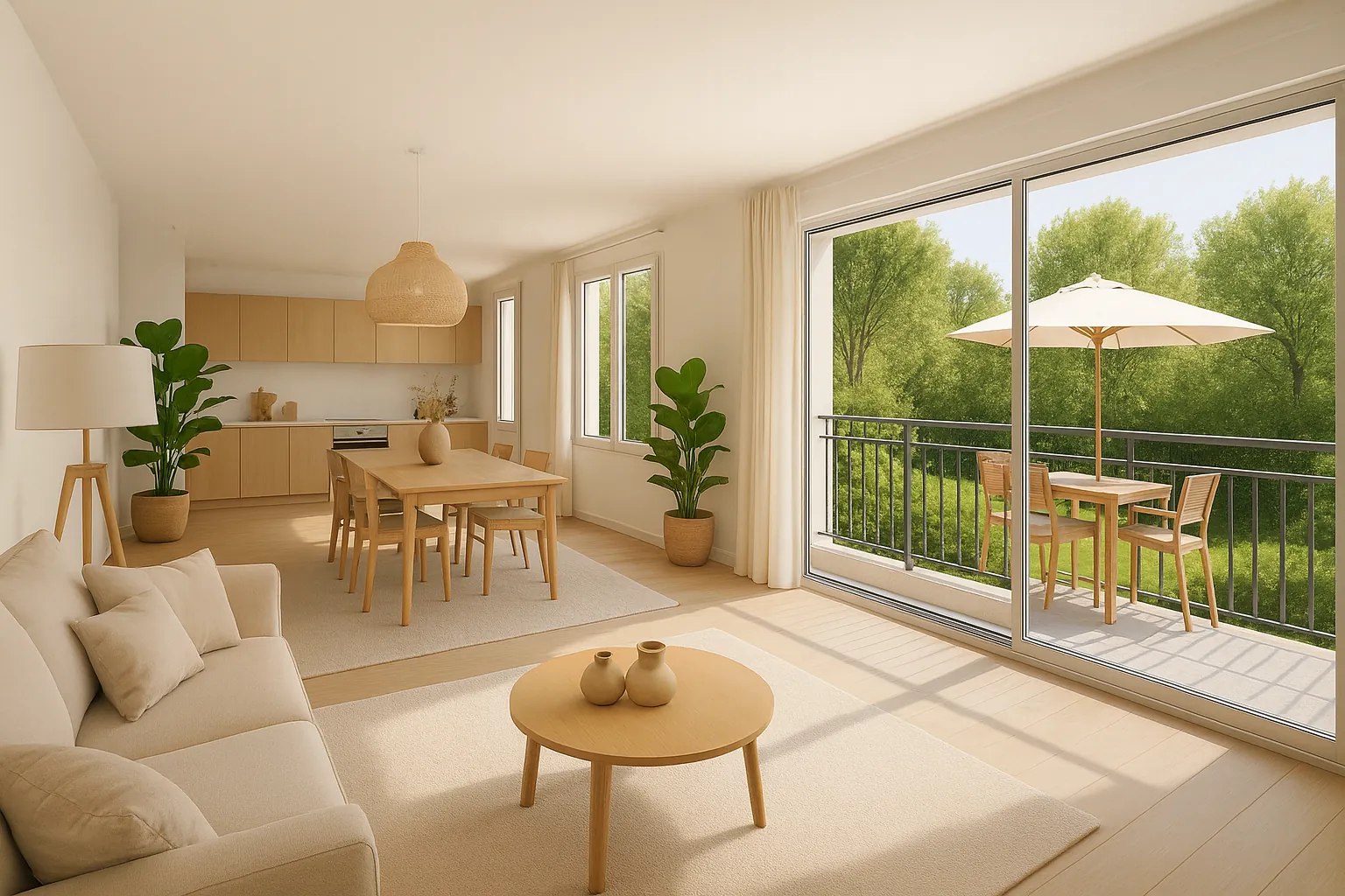 Appartement 3 pièces récent avec parking à Bezons, résidence sécurisée