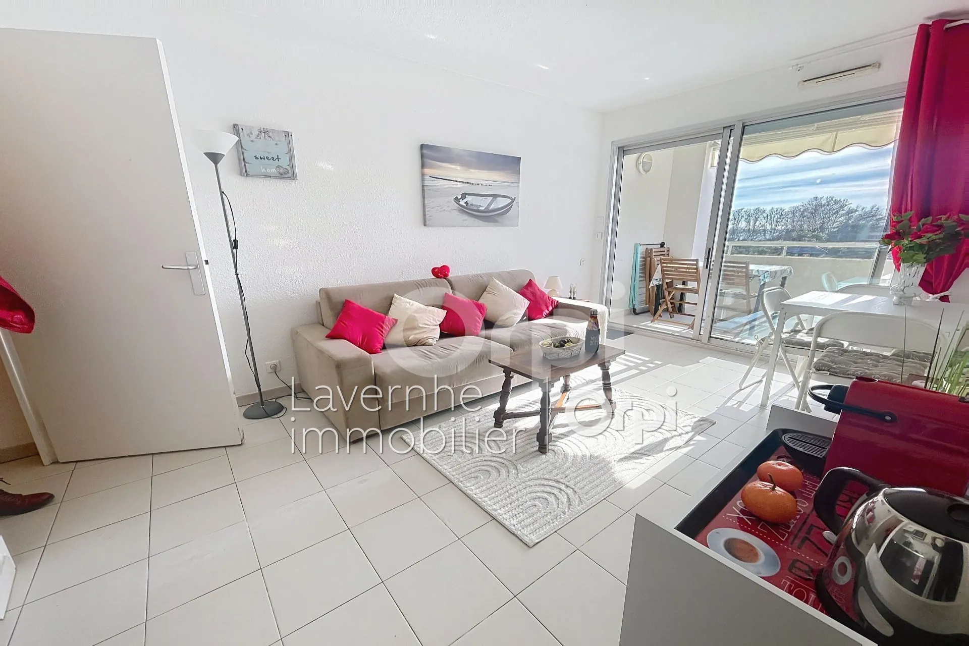 Bel appartement 2 pièces avec vue mer à Antibes Les Pins 