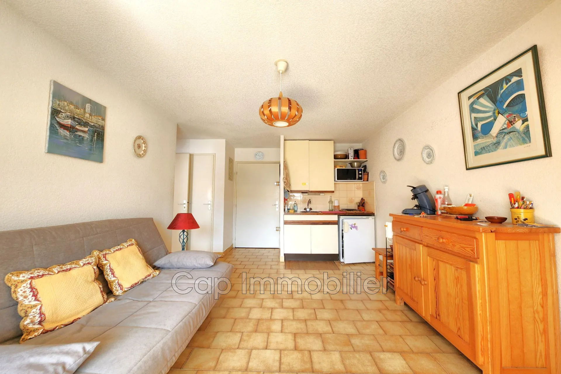 Appartement 2 pièces à vendre au Cap d'Agde avec piscine et parking privé 