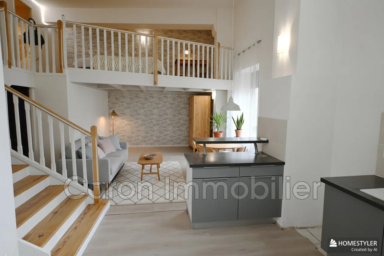 Charmant appartement duplex 79m² avec garage à Vienne en centre-ville 