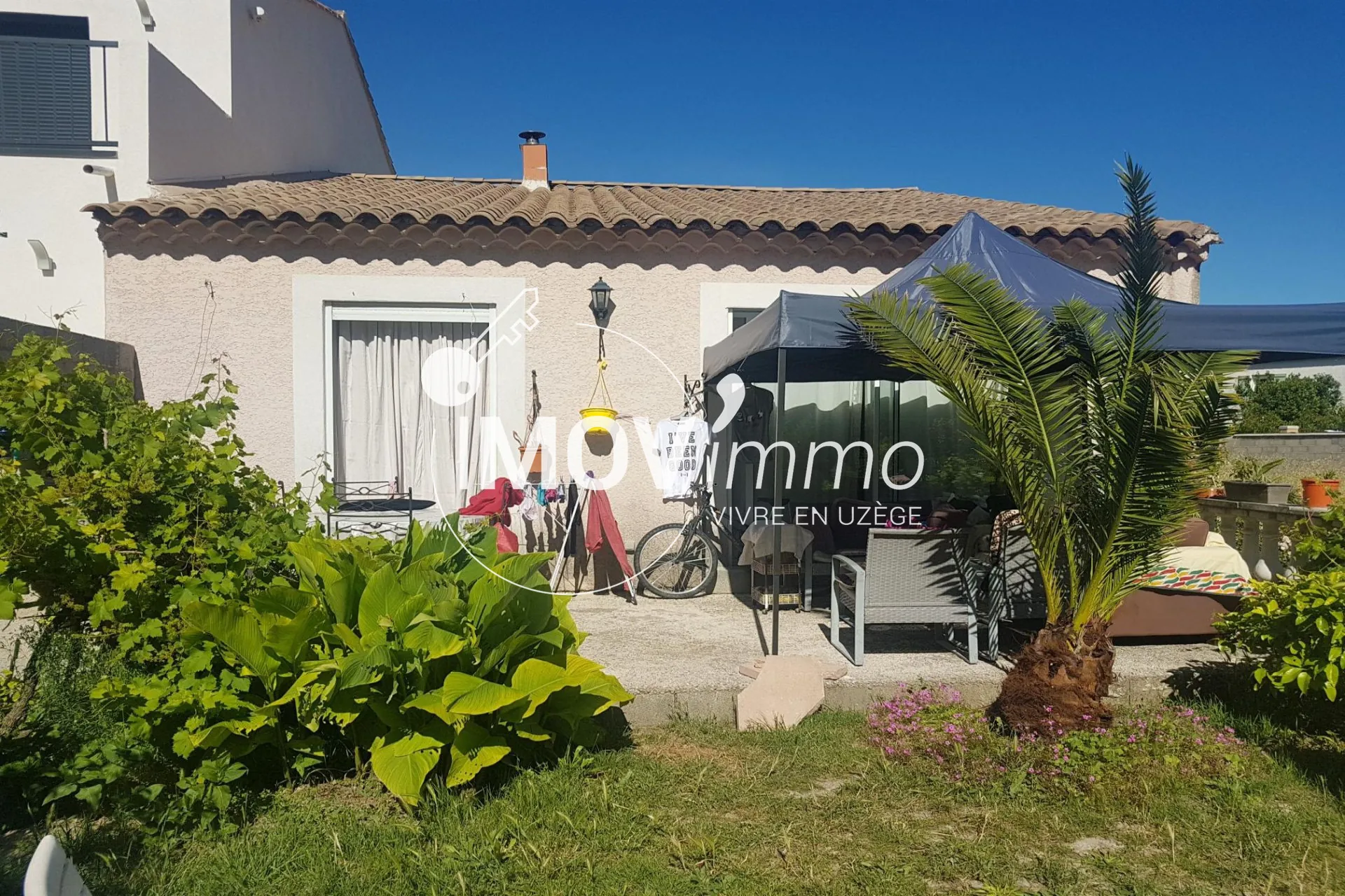 Maison de plain-pied à Uzès avec terrasse et 3 chambres