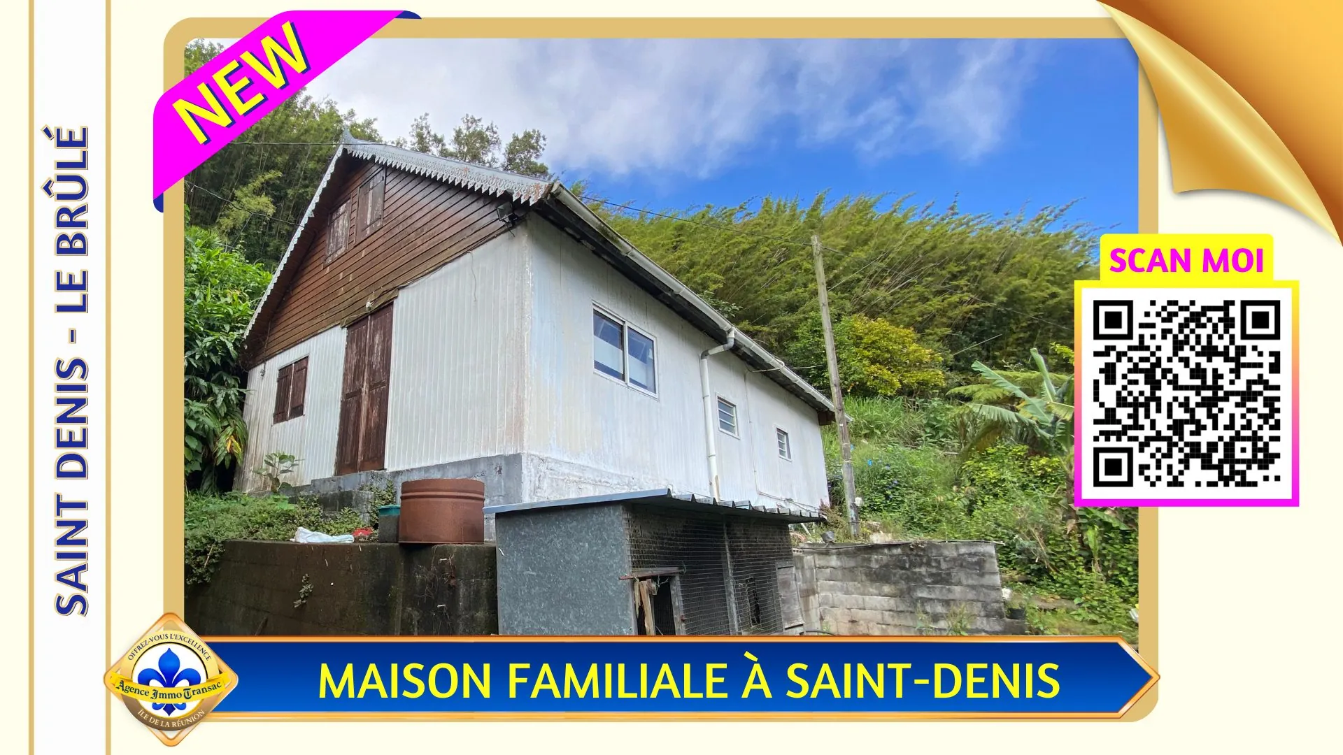 Maison à rénover avec grand terrain de 668 m² au Brûlé - Opportunité immobilière