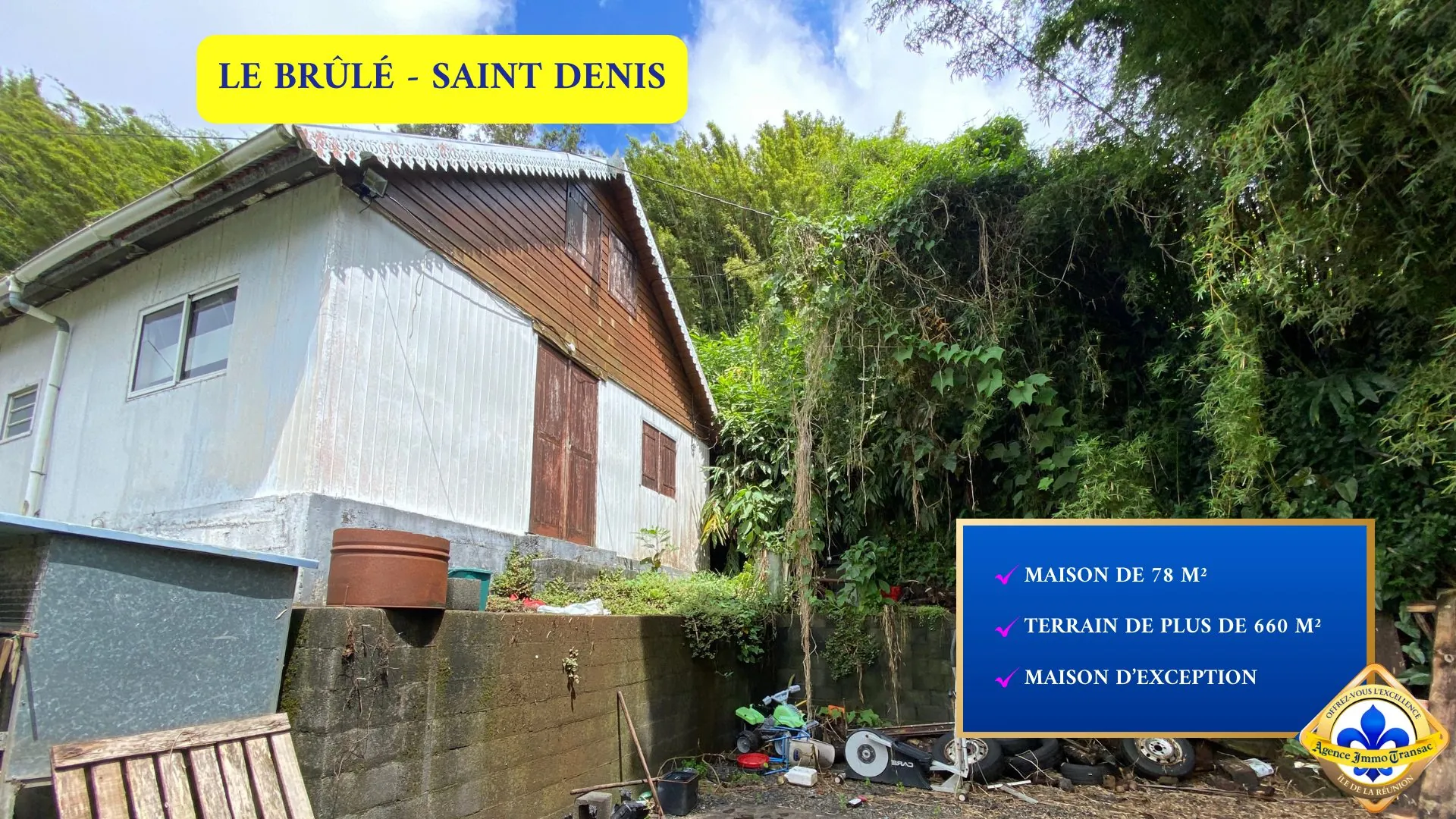 Maison à rénover avec grand terrain de 668 m² au Brûlé - Opportunité immobilière 