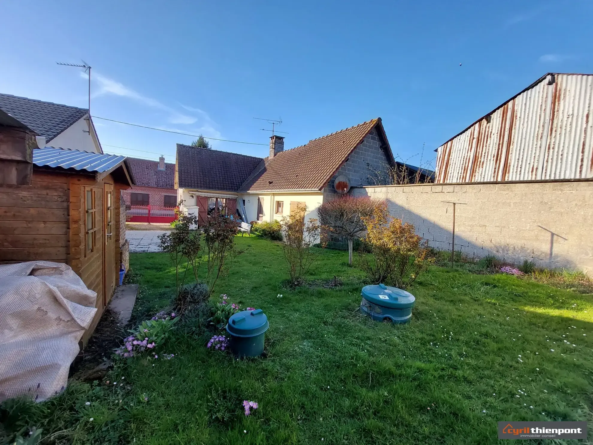 Maison de plain-pied à Gorenflos proche Saint-Riquier et Ailly-le-Haut-Clocher 