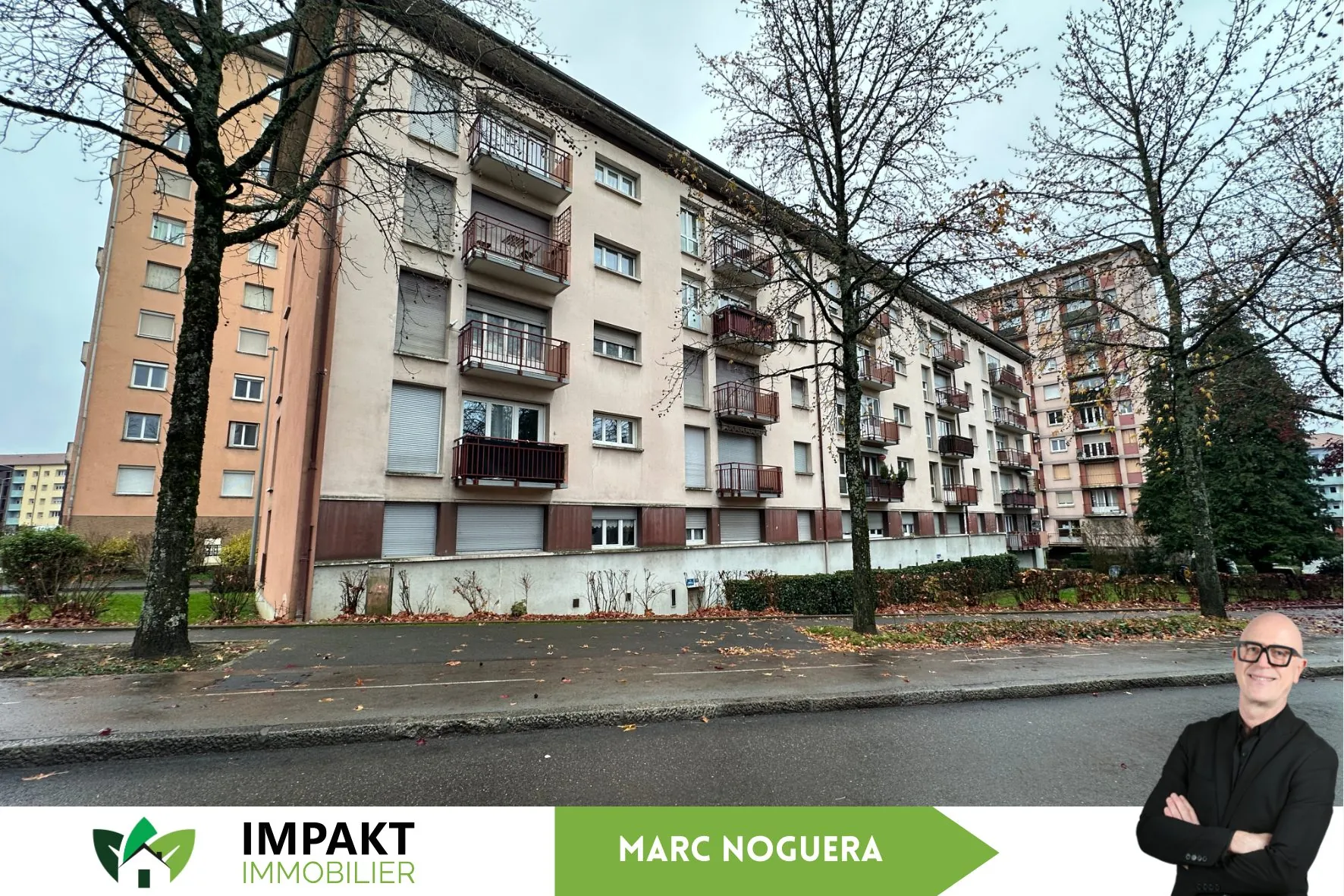 Appartement T3 à Belfort, 71m², proche centre-ville, loué, investissement immobilier