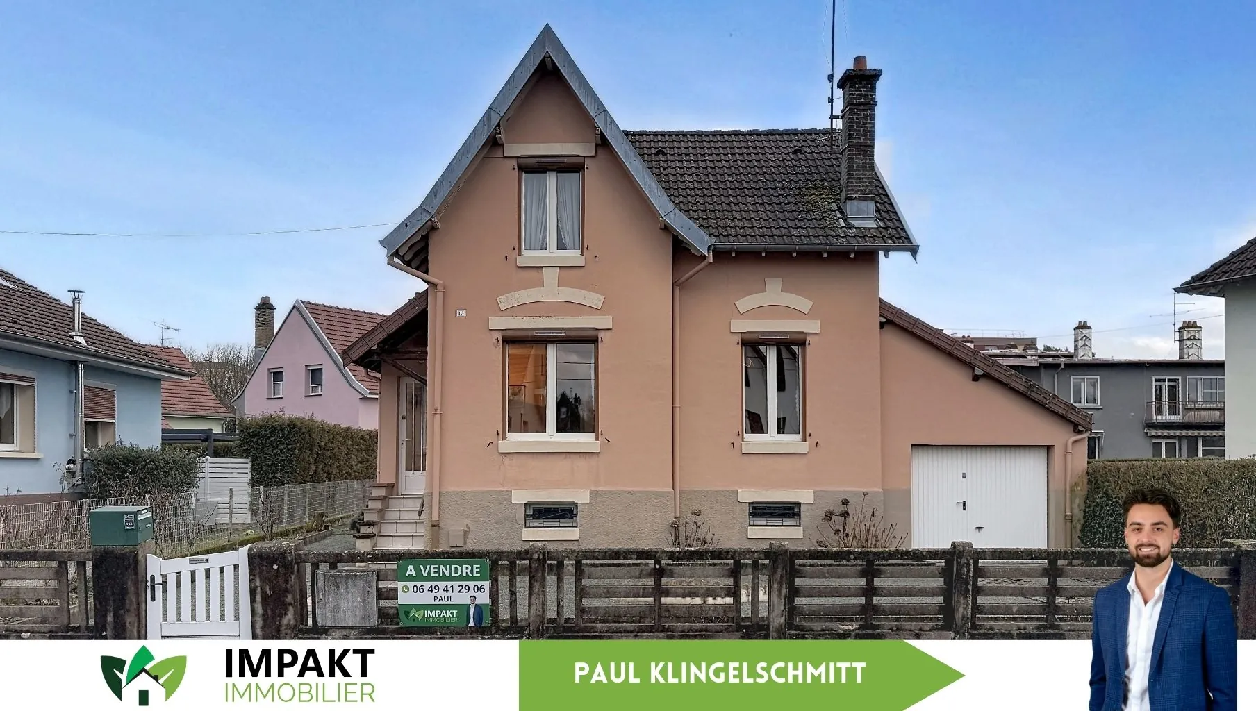 Maison T4 à Belfort dans le quartier Pépinière, lumineuse et bien entretenue