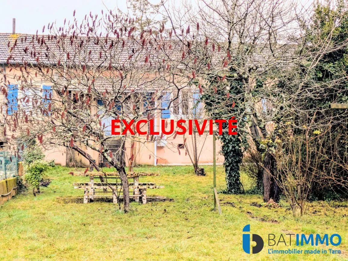 Maison à vendre à Cagnac Les Mines, proche Albi, 90 m² avec terrain et garage