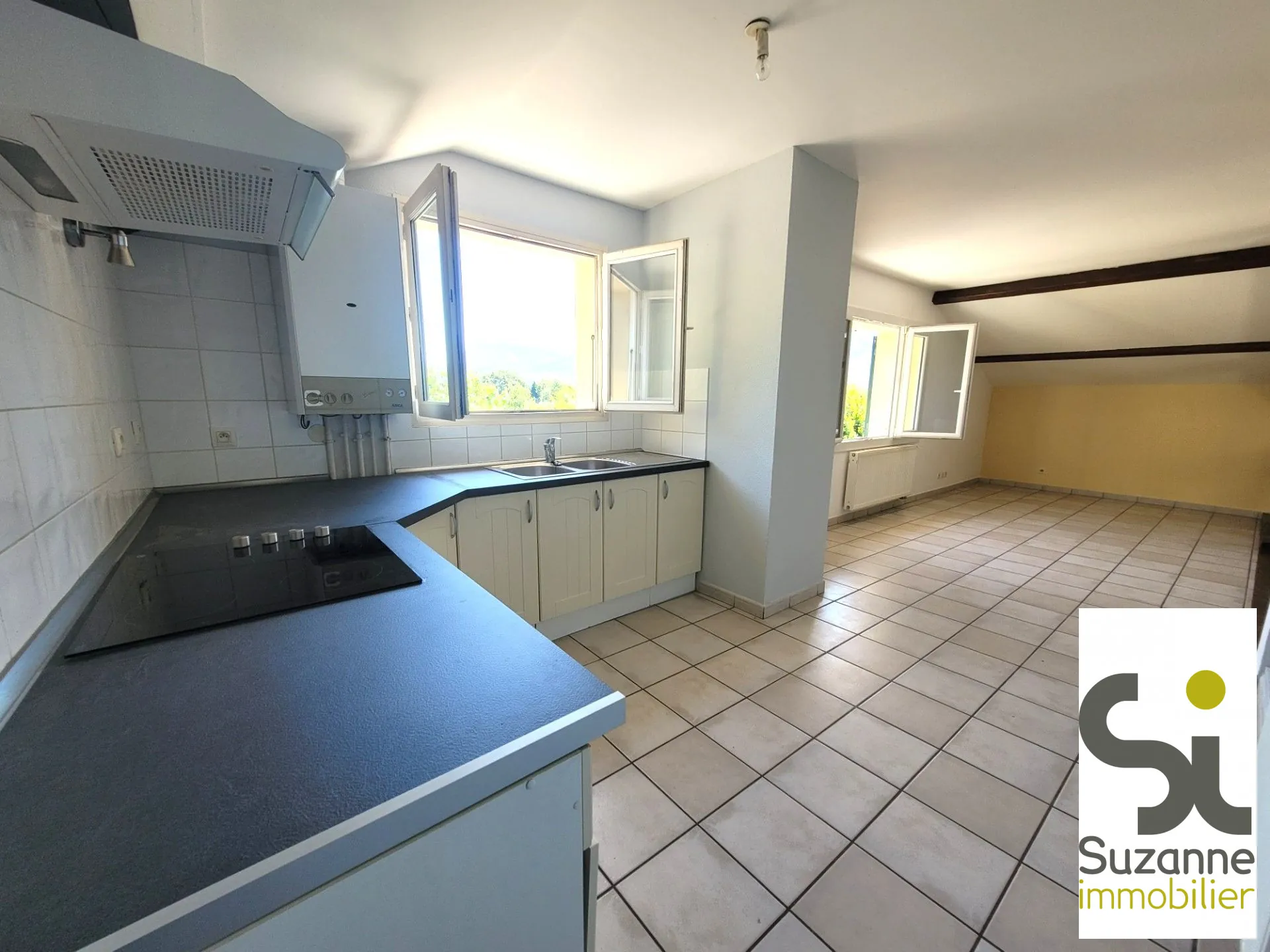 Appartement T4 de 93m² à Voreppe, dernier étage avec vue imprenable 