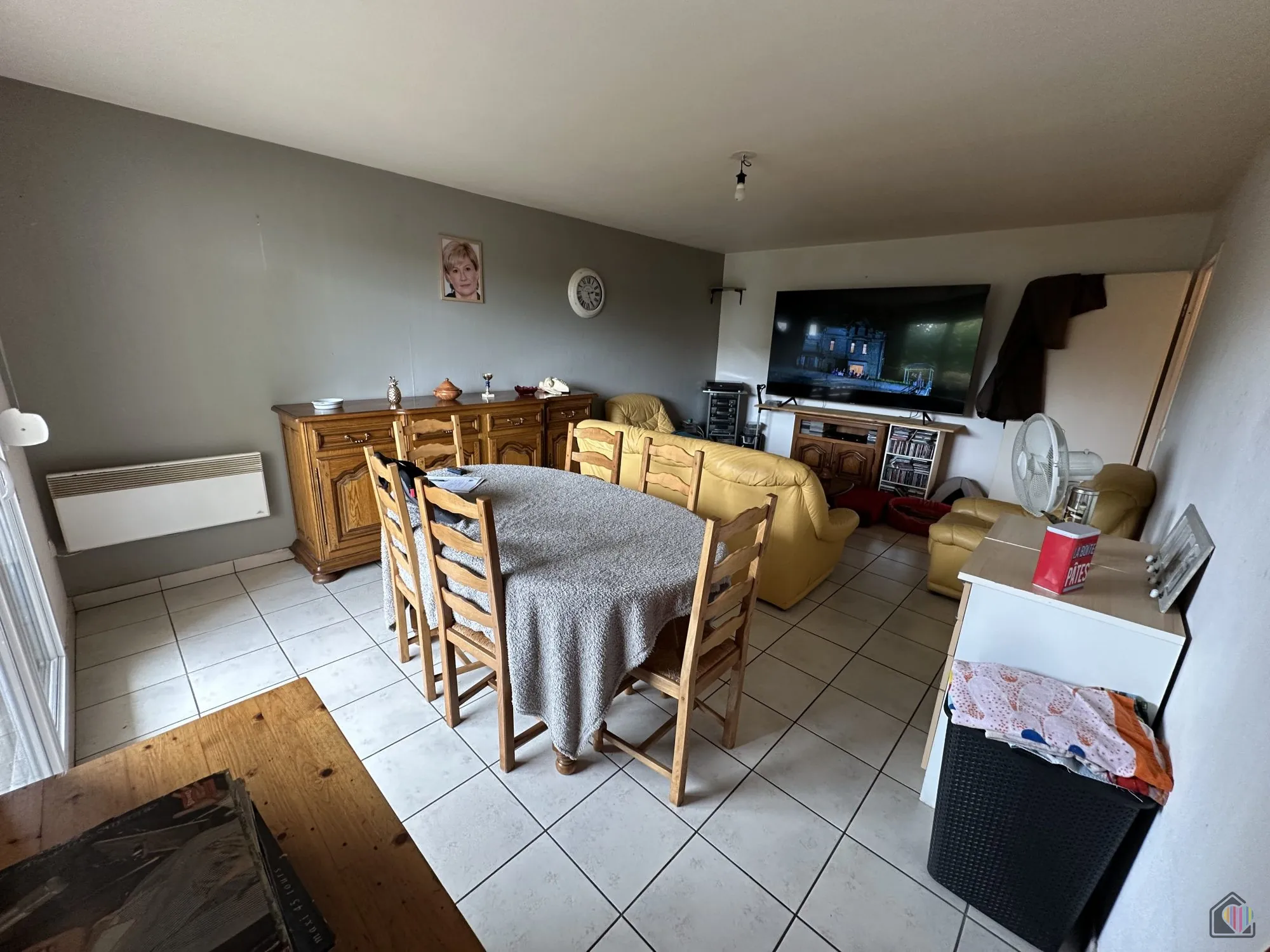 Appartement 2 pièces loué avec balcon à Fécamp, parfait pour investissement