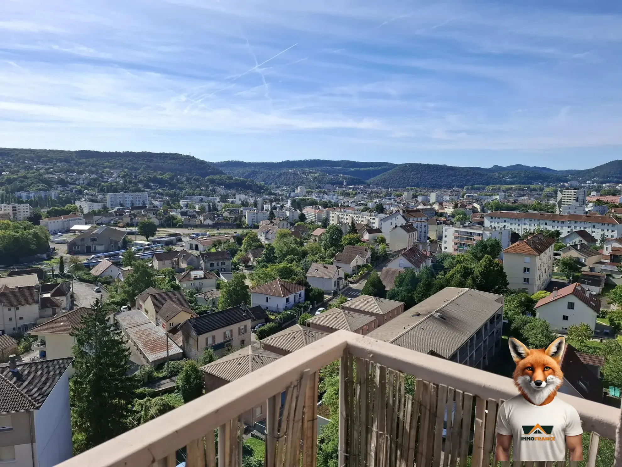 Appartement 65m² avec balcon et vue dégagée à Besançon - Quartier CRAS
