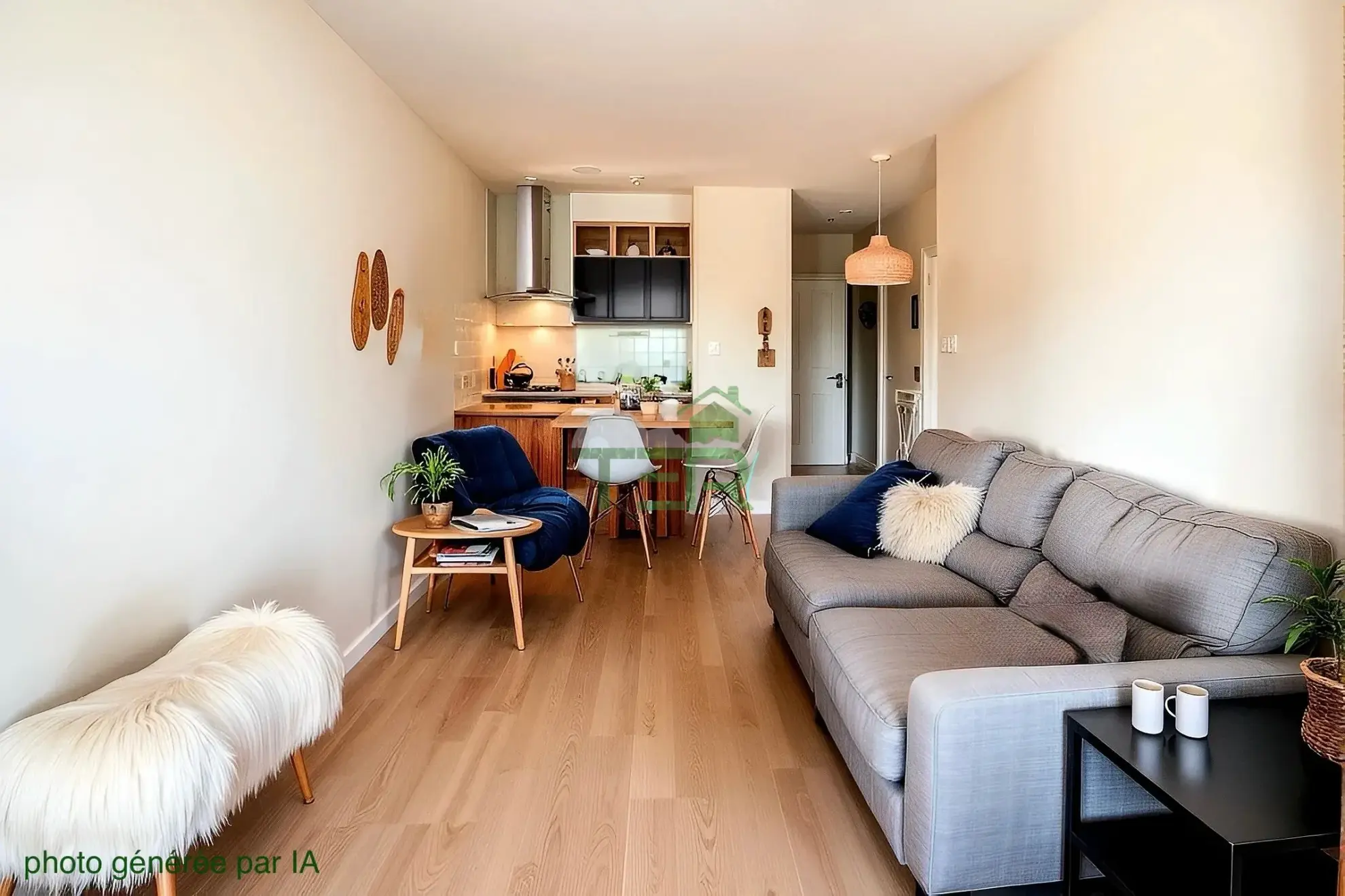 Appartement T1 bis à Grabels avec terrasse, vue dégagée et parking, idéal investissement 