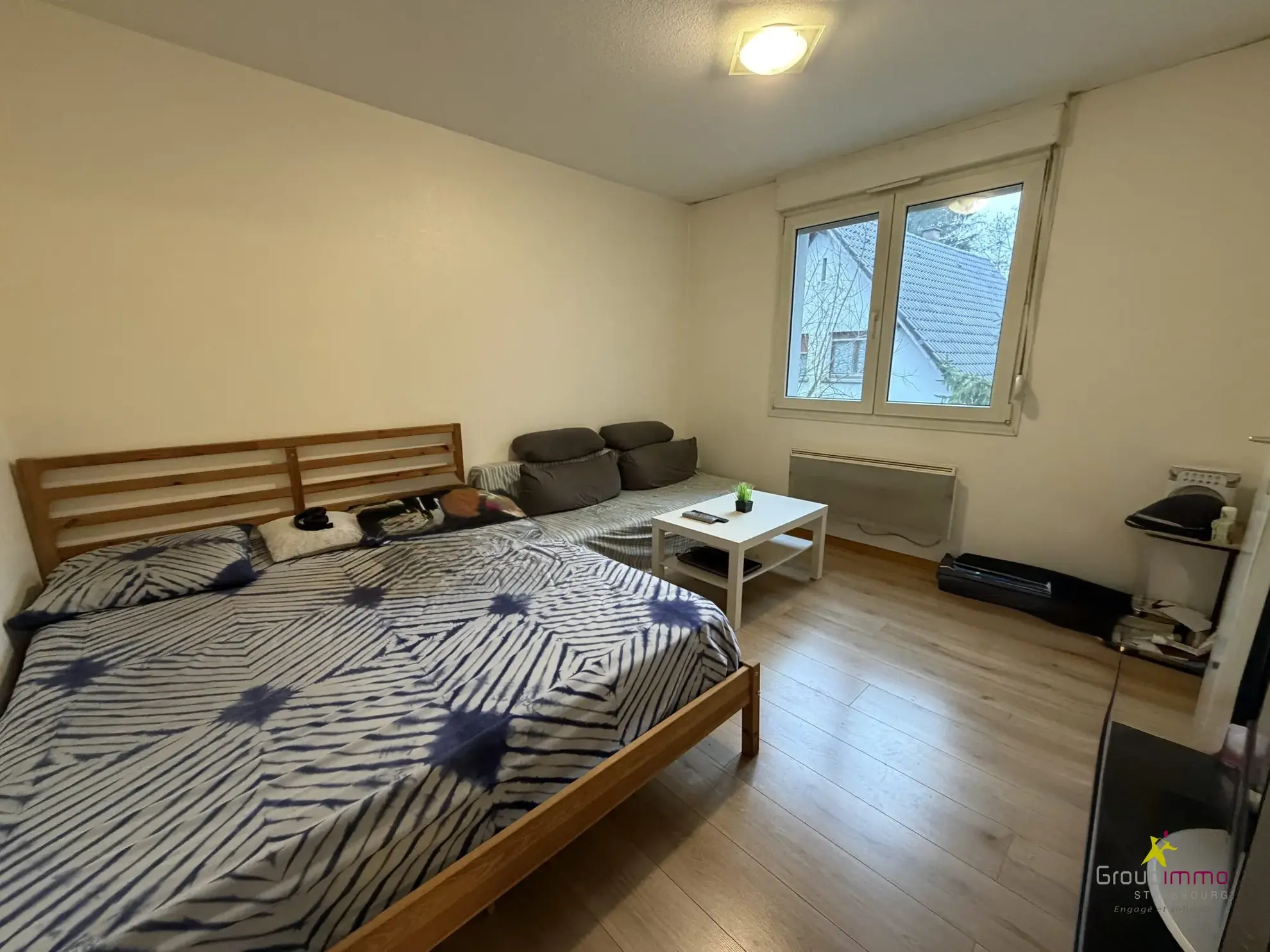 Appartement F1 à vendre à Strasbourg Robertsau - 22,66 m² avec cave 