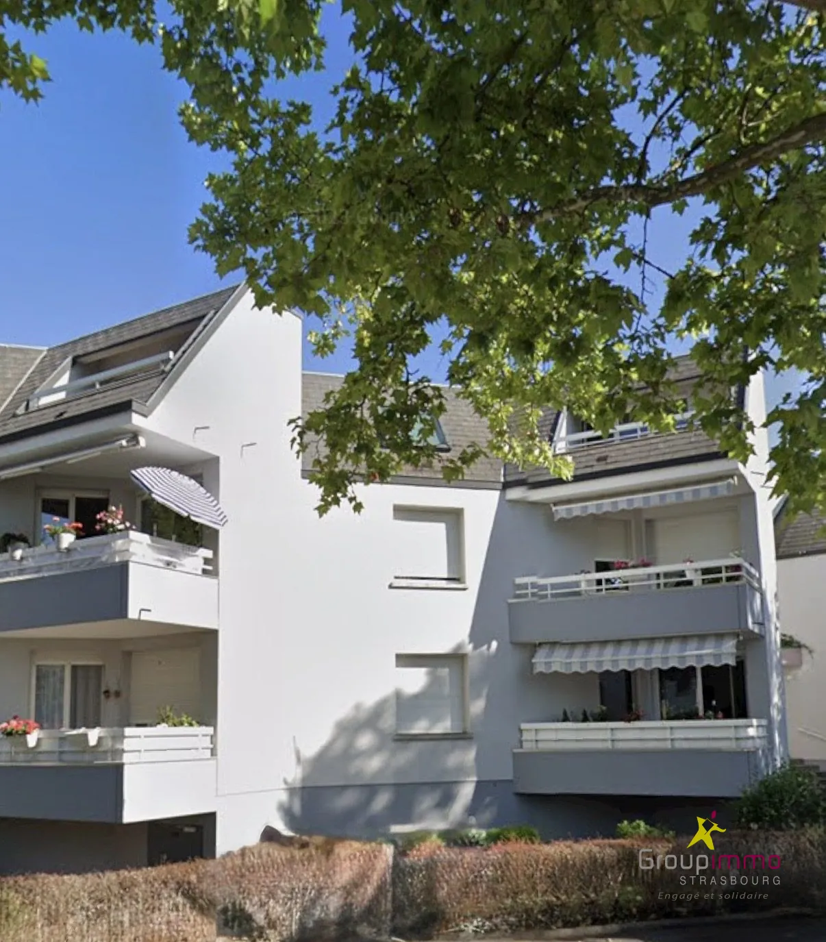 Appartement F1 à vendre à Strasbourg Robertsau - 22,66 m² avec cave