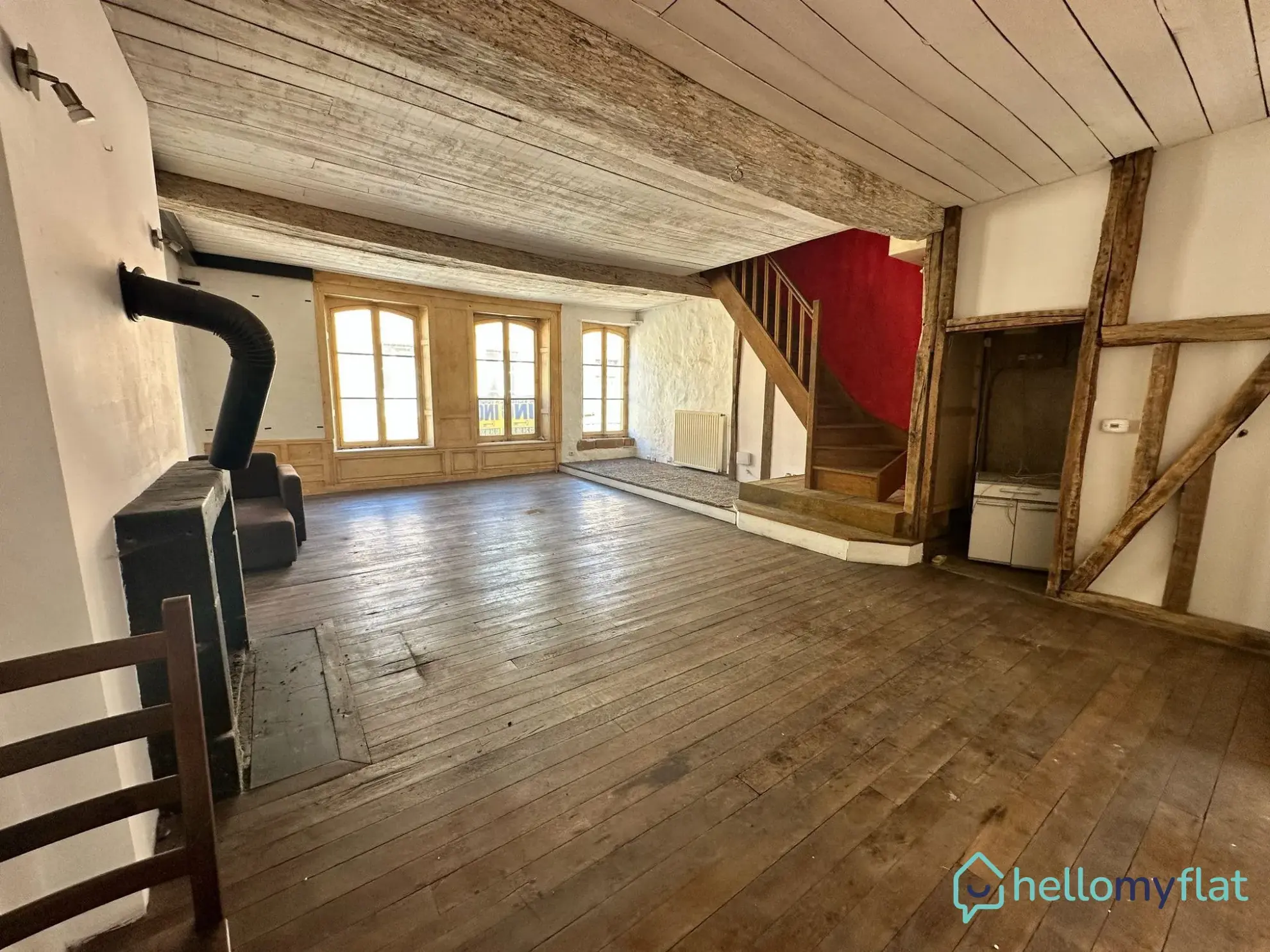 Immeuble à vendre en hyper-centre de Reims avec commerce et appartement duplex