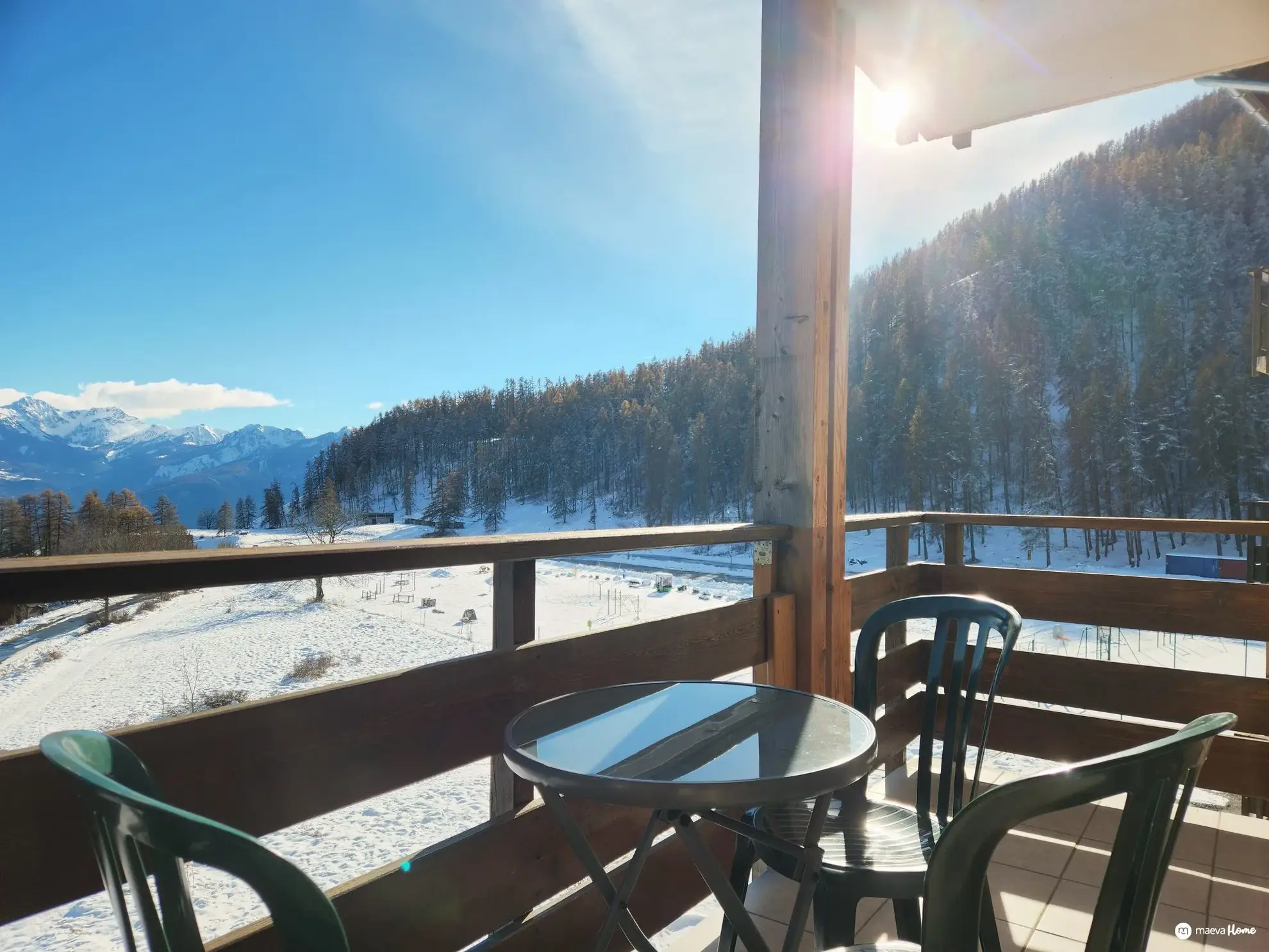 Appartement T2 Meublé avec Vue Montagne à Réallon - Spacieux et Fonctionnel