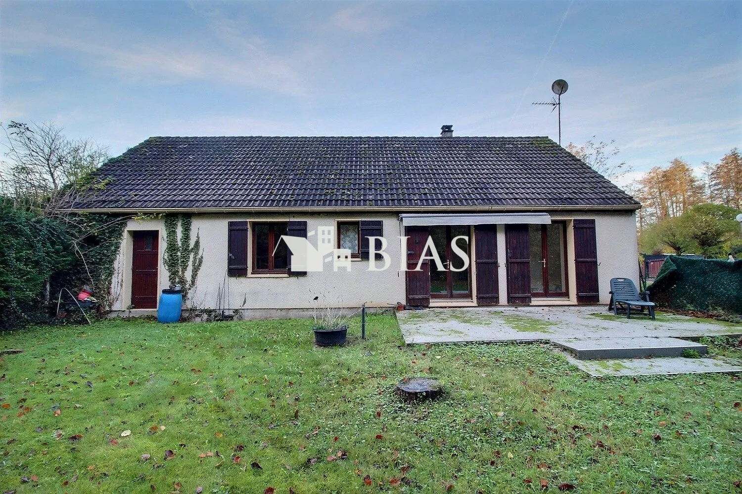 Maison plain-pied à 30 minutes de Rouen avec garage et terrasse sans vis-à-vis 