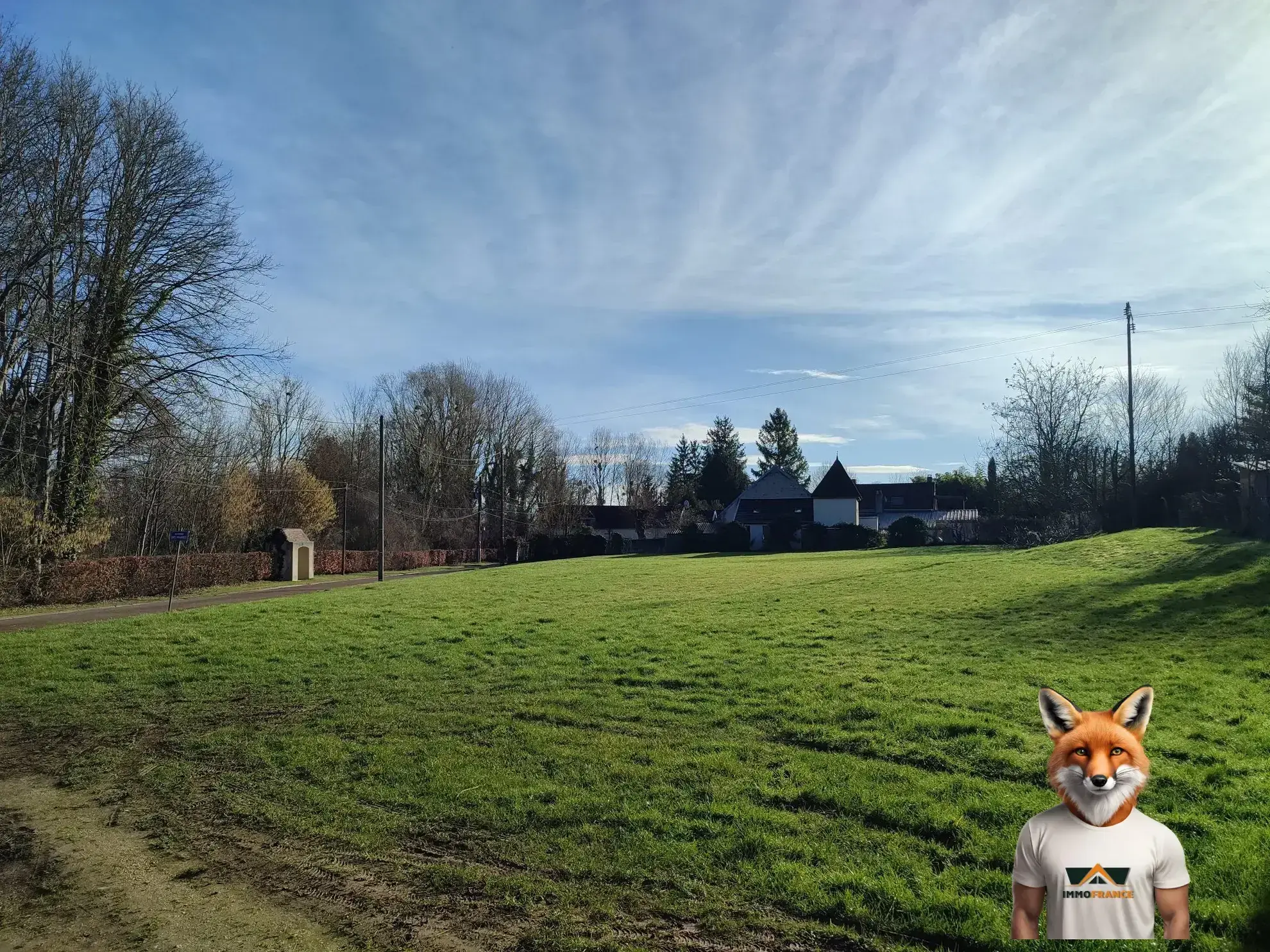 Terrain à bâtir de 1978m² à Ferreux, certifié constructible, environnement calme