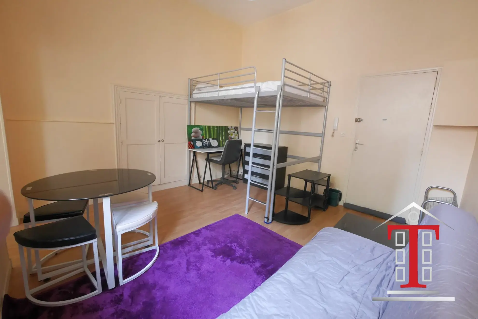 Appartement 1 bis à vendre à Angers proche gare, calme et prêt à habiter