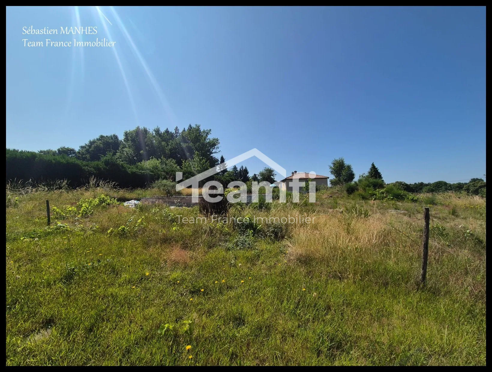 Terrain constructible à vendre à Paslières, 500 m², viabilisé dans secteur calme